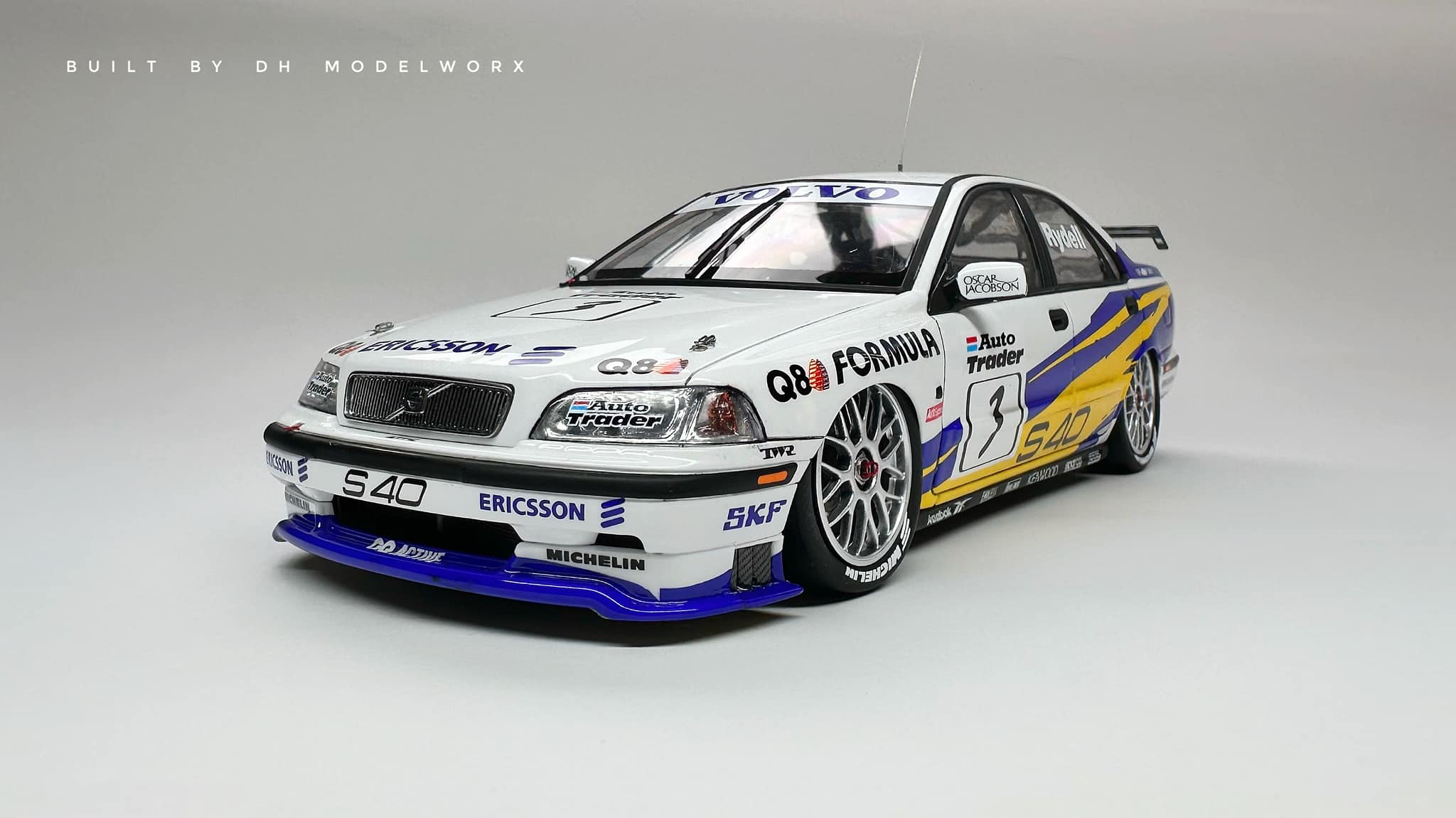 Finished 1/24 Nunu Volvo S40 BTCC model build