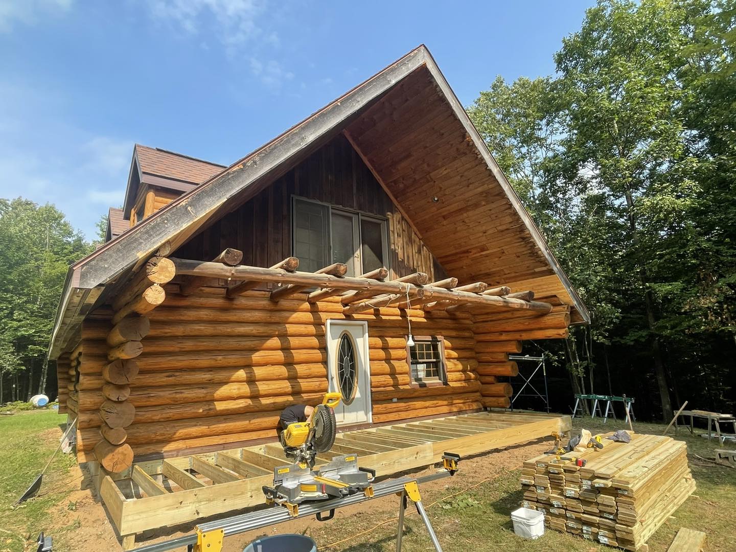 Rapid River Rustic Log Homes Brook River Log Cabin Flatpack SheShed