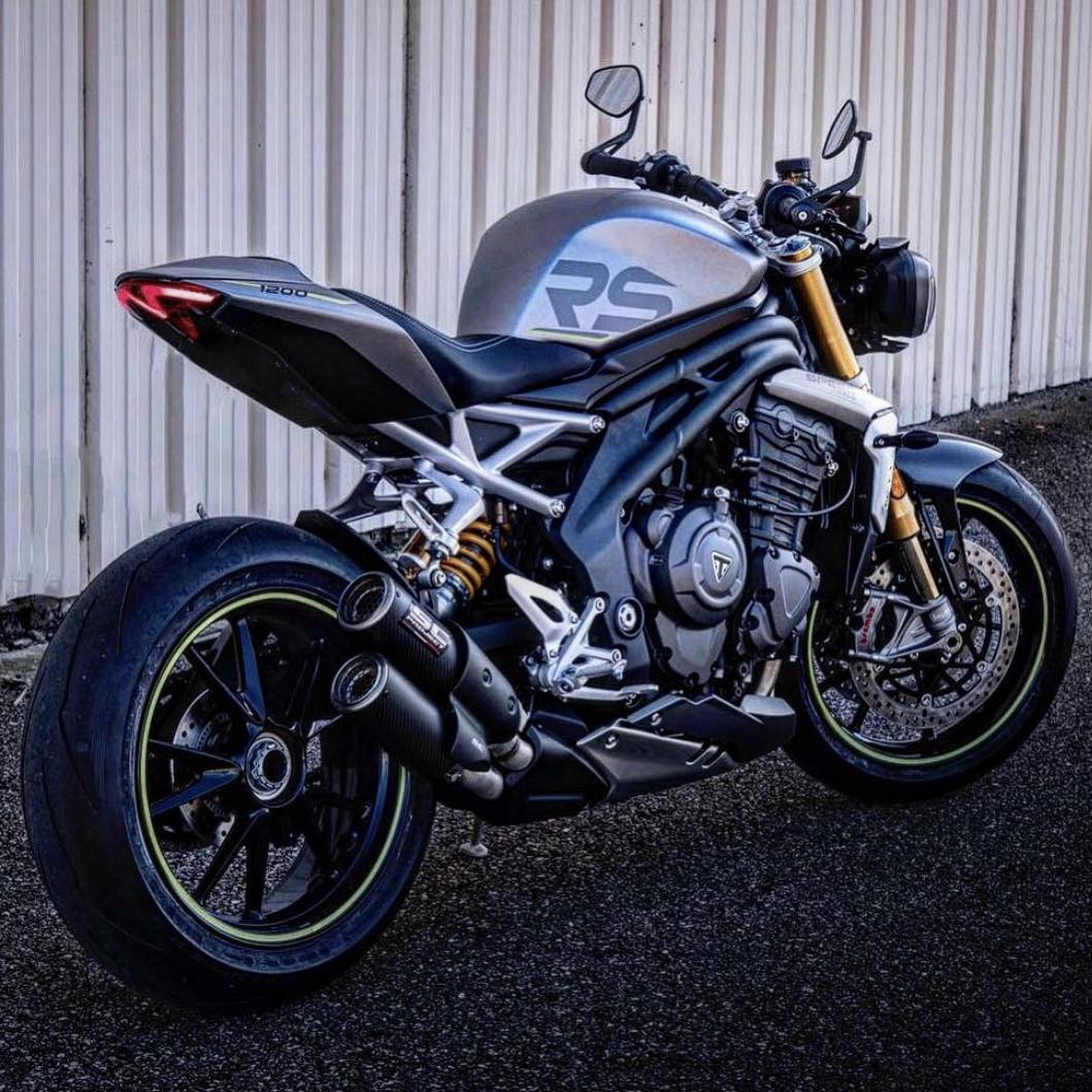 Austin racing slip-on exhaust for speed triple?