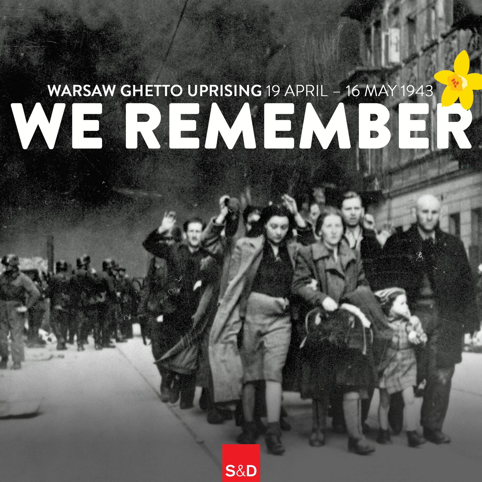 Today we commemorate the 80th anniversary of the Warsaw ghetto uprising ...