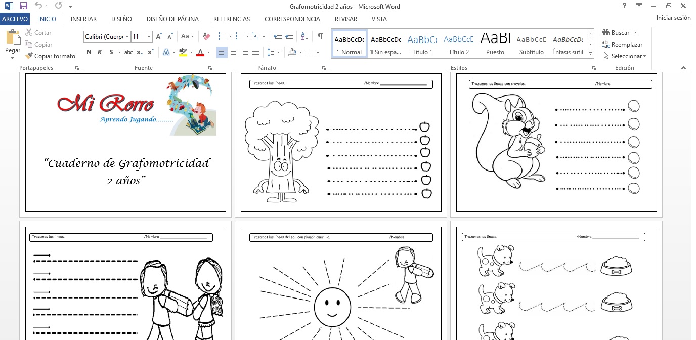A la venta cuaderno de... - Mi Rorro Aprendo Jugando