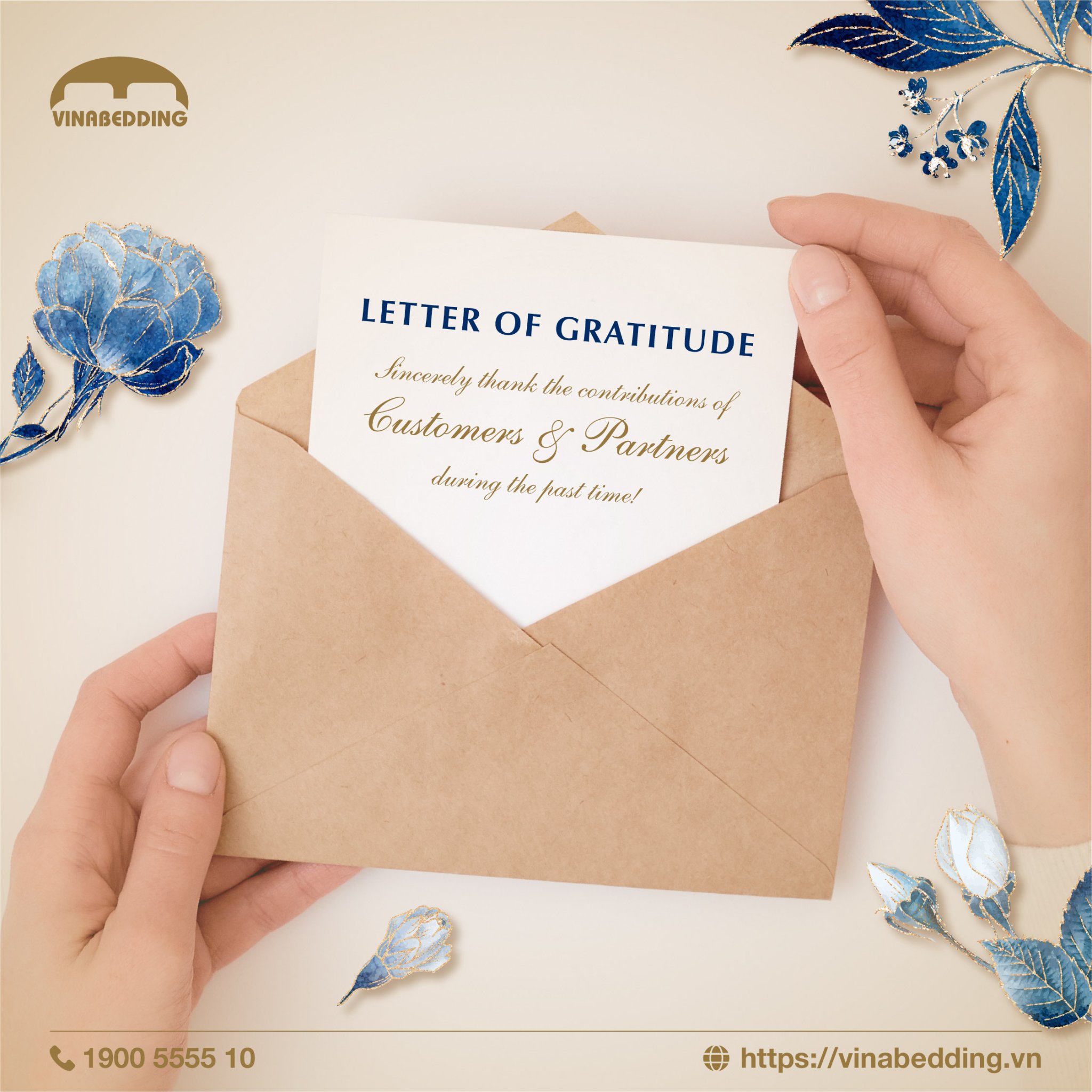 VINABEDDING - 📨 LETTER OF GRATITUDE! Dear valued... | Facebook