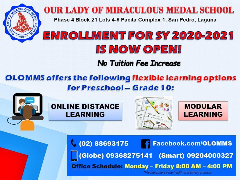 Our Lady of Miraculous Medal School - Olomms