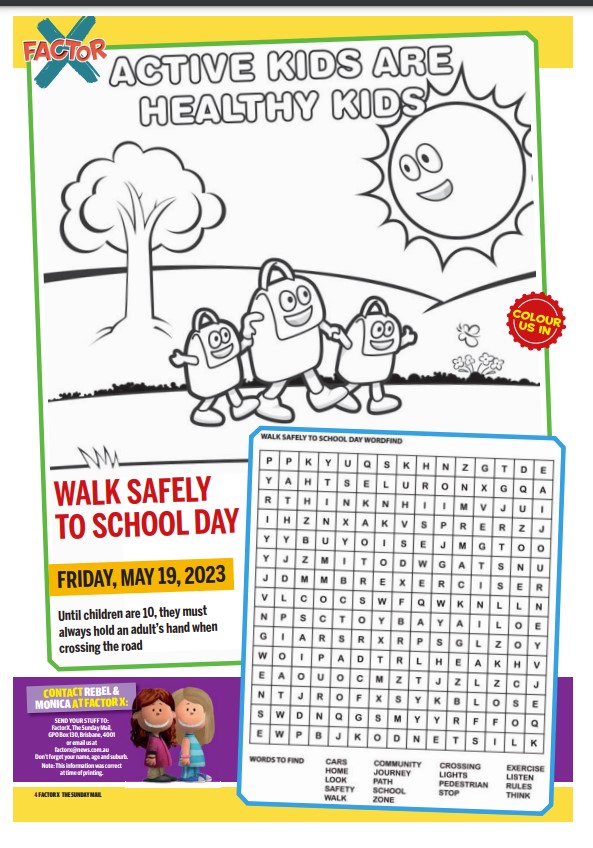 We have a heap of... - National Walk Safely to School Day