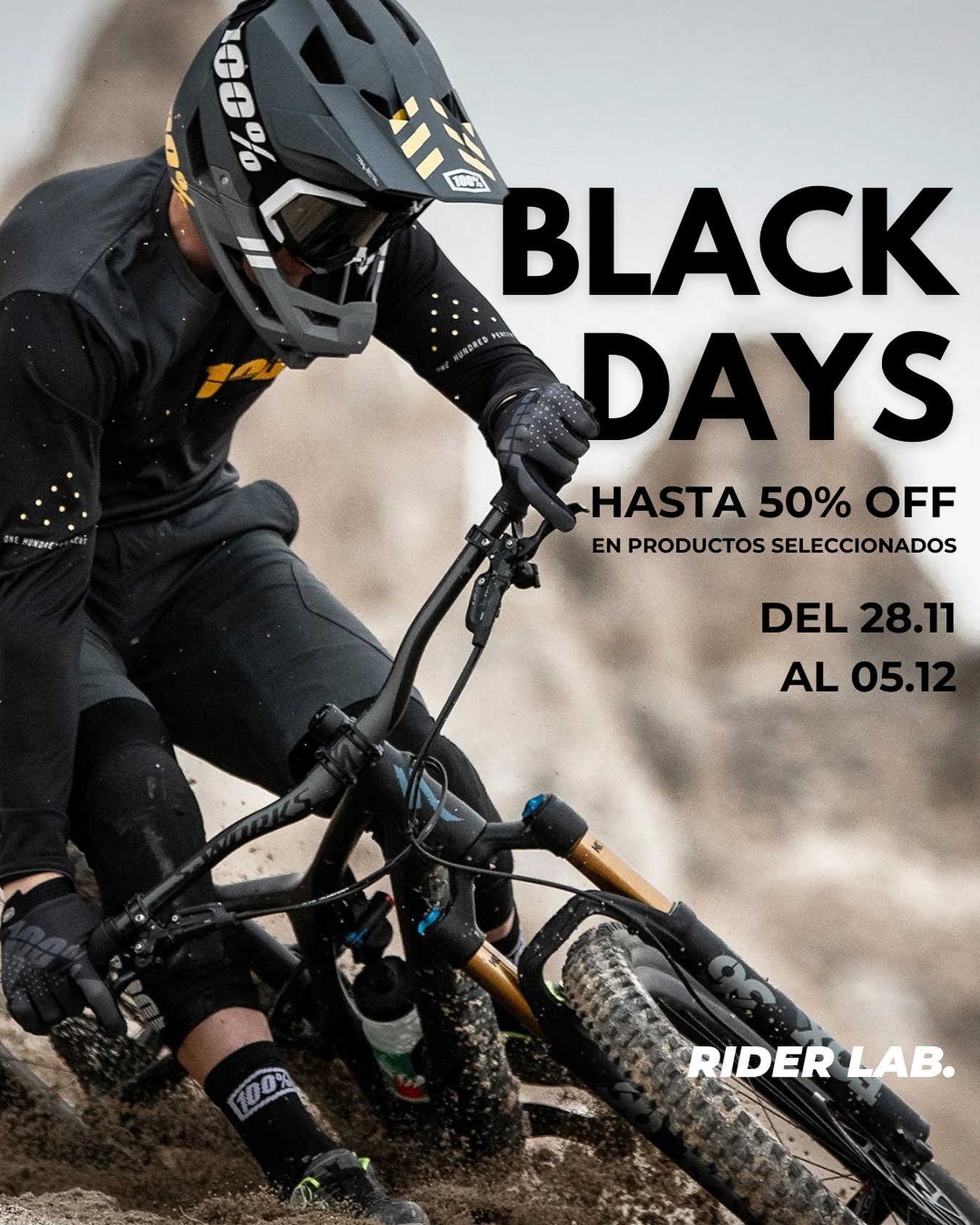 Rider Lab. - 🔥📢 HASTA 50% OFF 📢🔥 Aprovecha los Black Days... | Facebook
