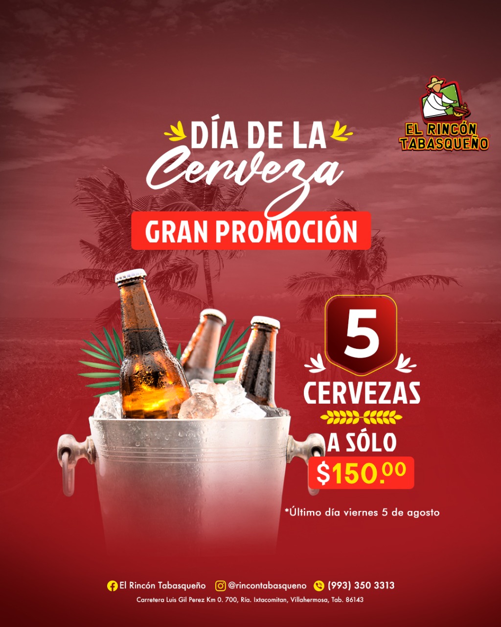 El día internacional de la cerveza🍺... - El Rincón Tabasqueño