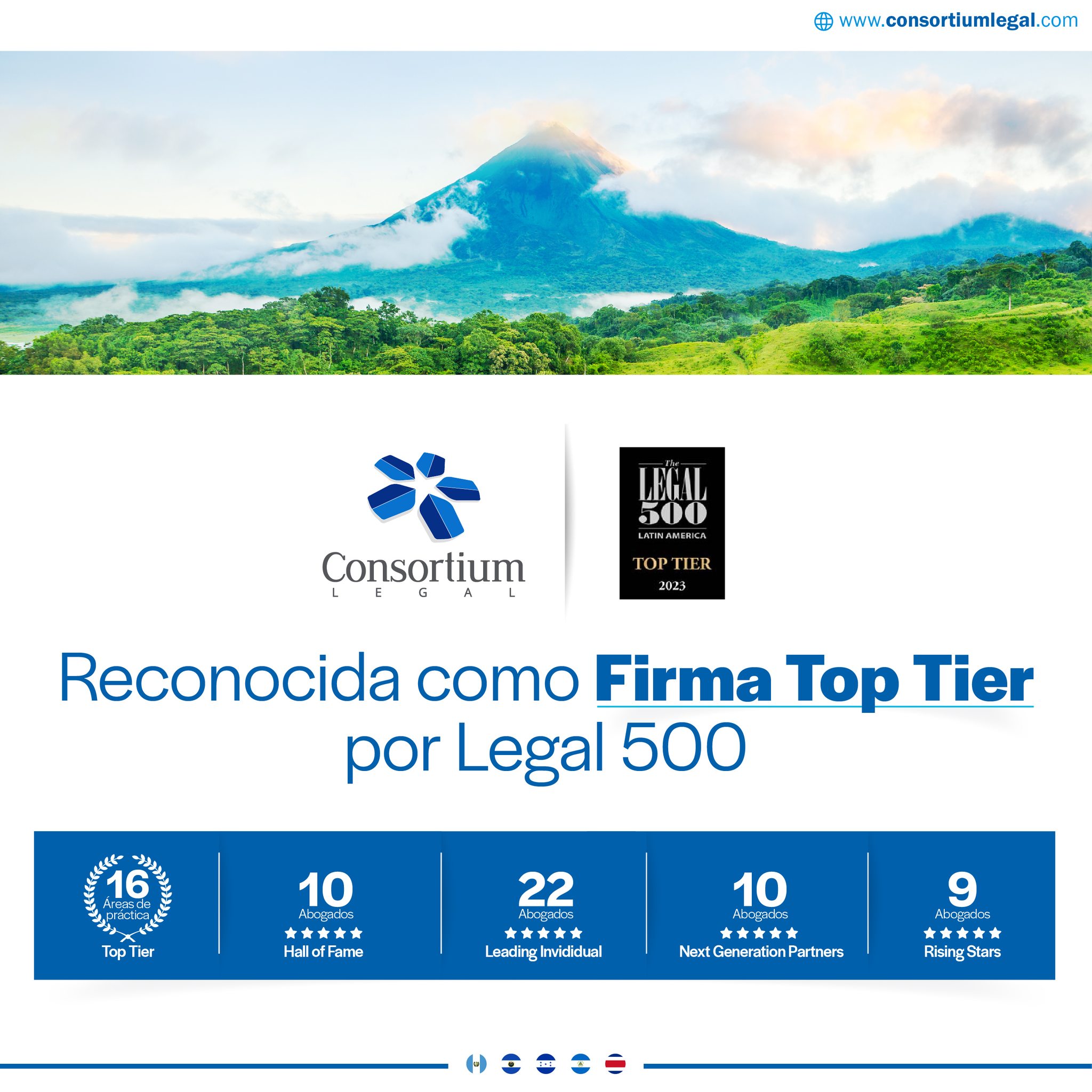 Hemos sido destacados como Firma Top... - Consortium Legal