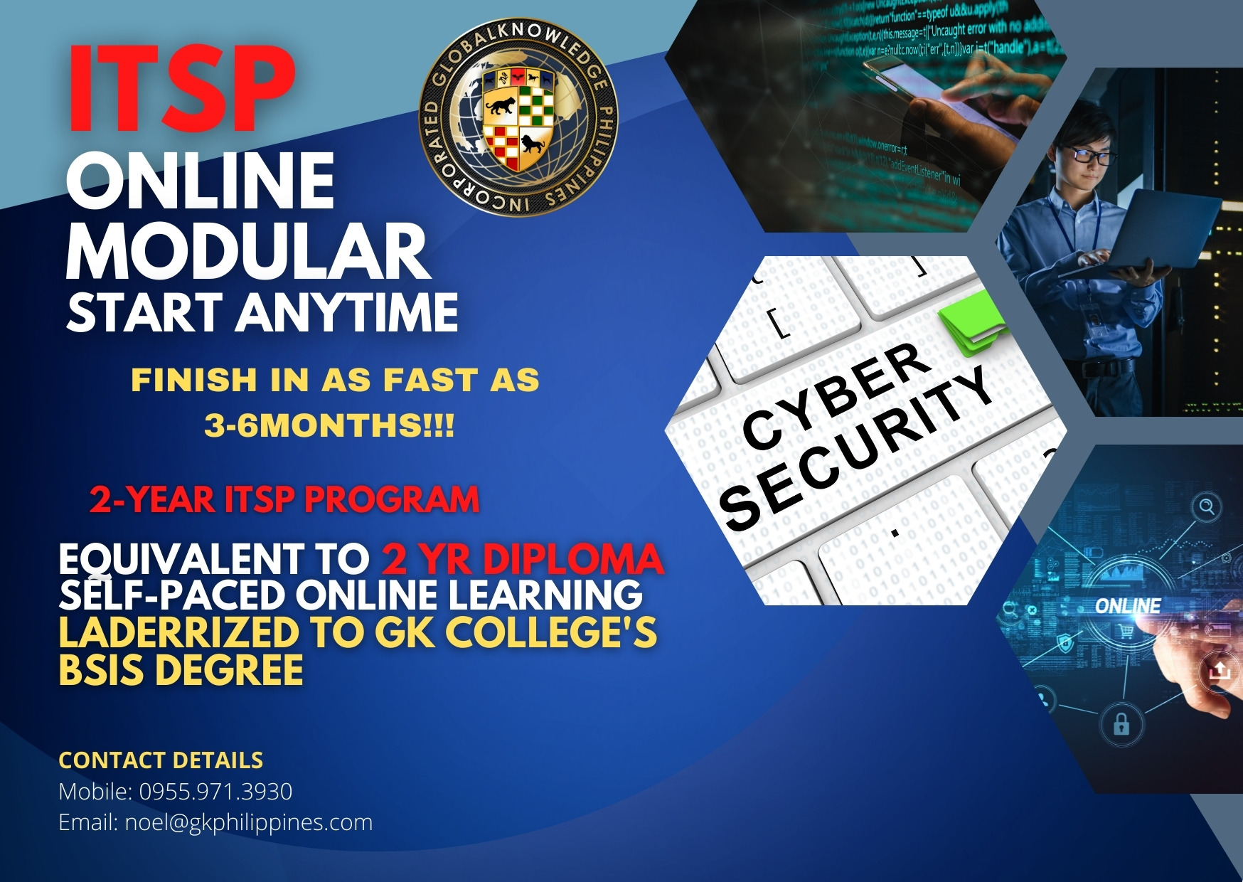GlobalKnowledgePhilippines - 2-YEAR DIPLOMA IN CYBERSECURITY! Finish in ...