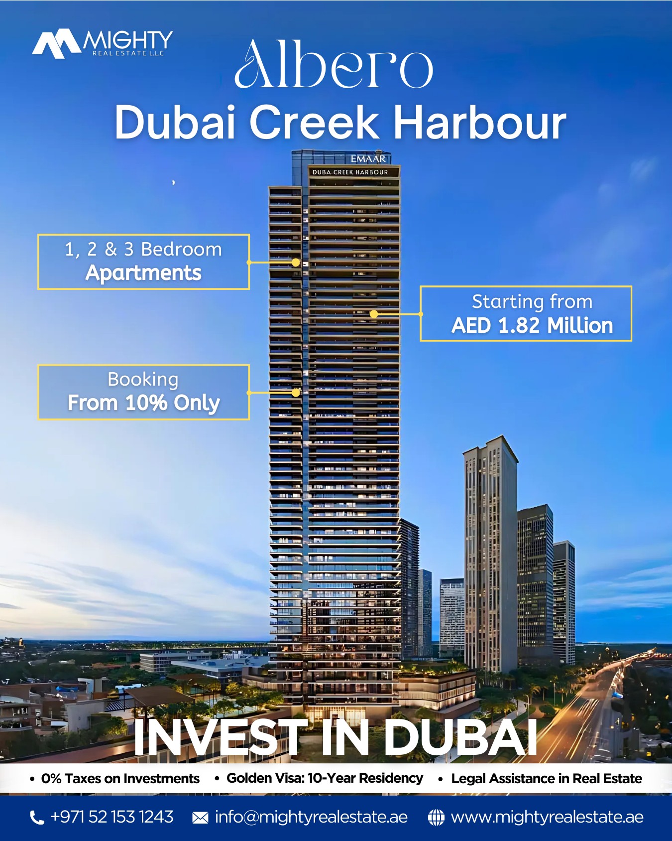 Mighty - Albero – First Project at Green Gate, Dubai Creek Harbour by ...