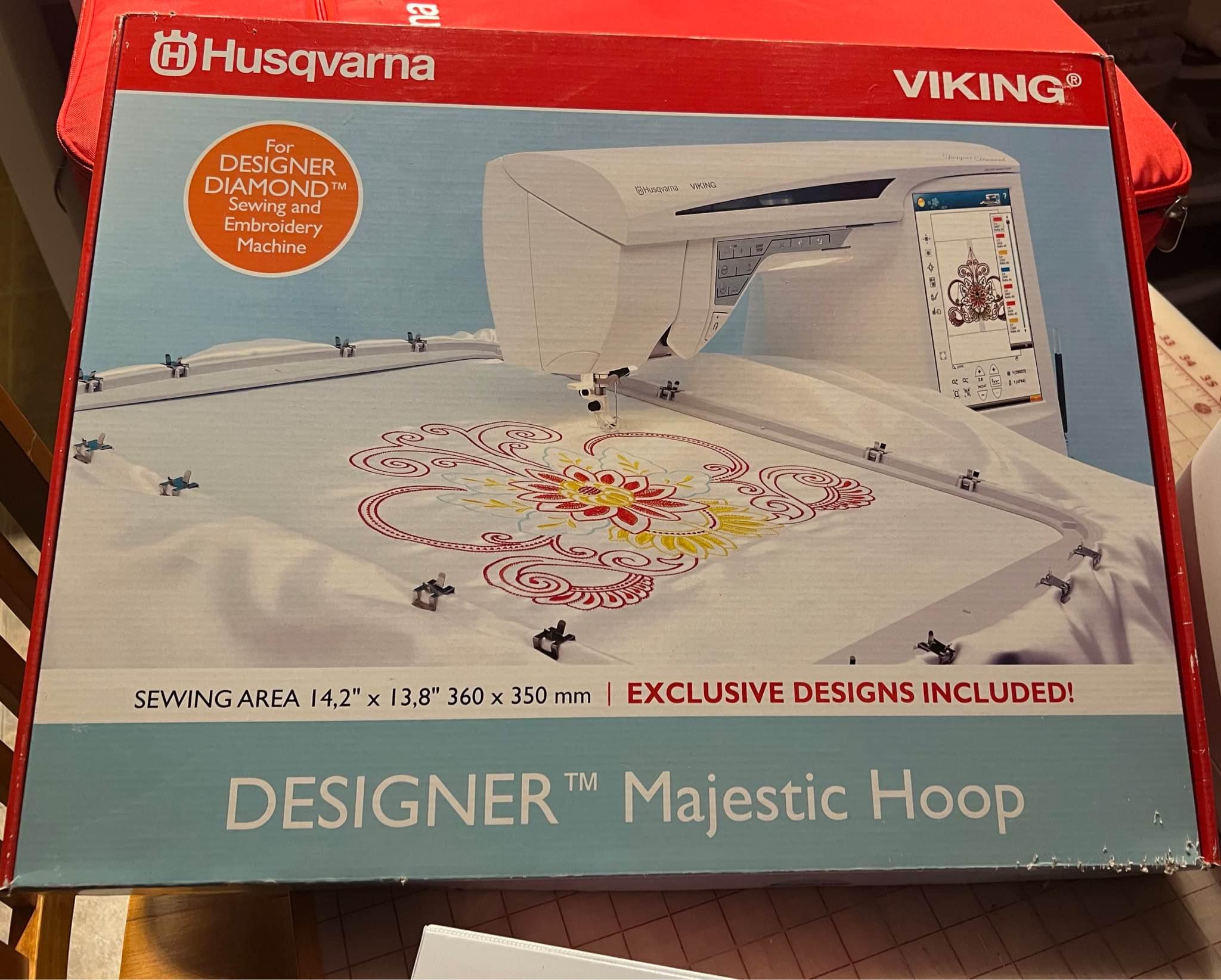 Cerchio Magnetico Per Ricamo MagnaHoop VK438 - Compatibile Con Husqvarna, Pfaff, Area 15x23,9 Cm