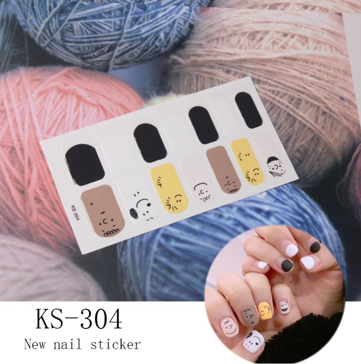 Nail Sticker สติ๊กเกอร์ติดเล็บ... - Chipo สั่งของจากจีน