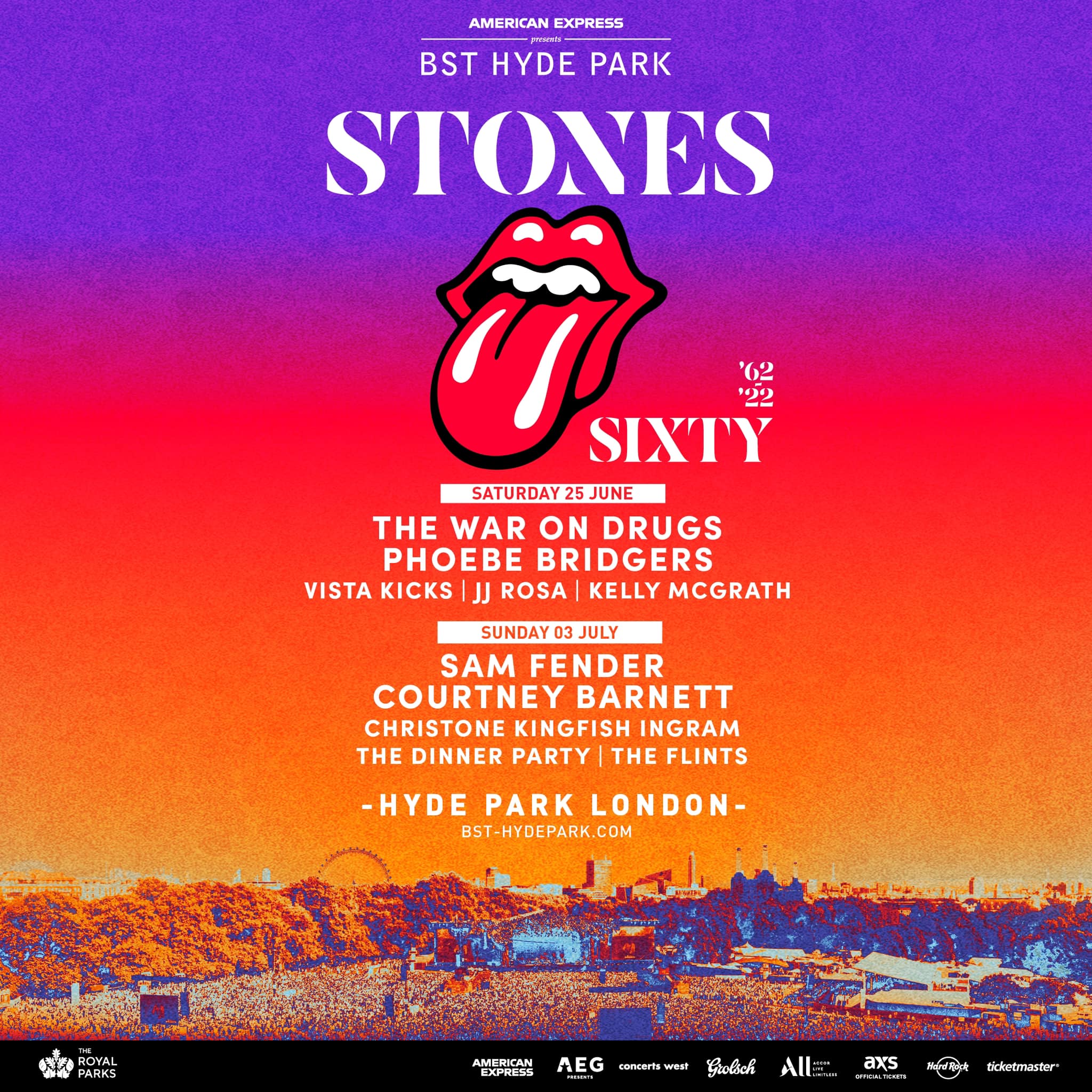 Tickets for The Rolling Stones at American Express presents BST 