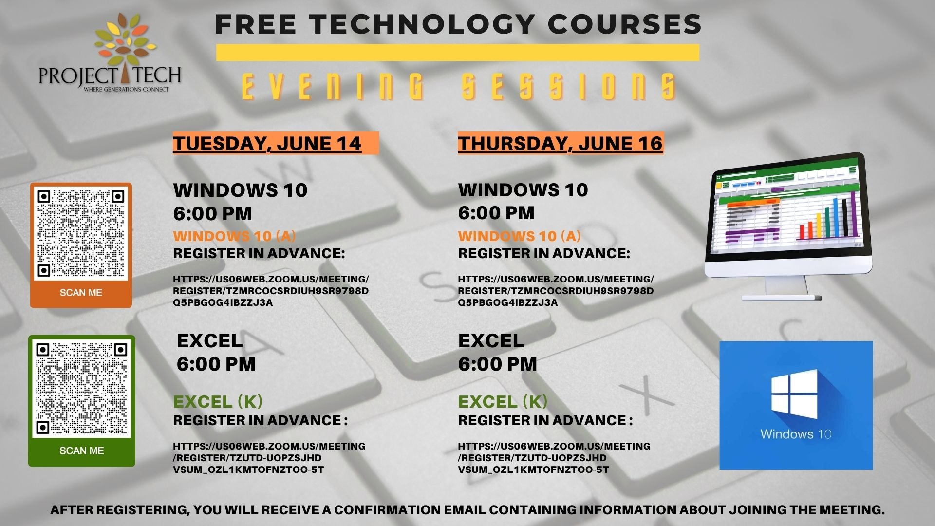 Project TECH - Project TECH - Evening Technology Sessions...