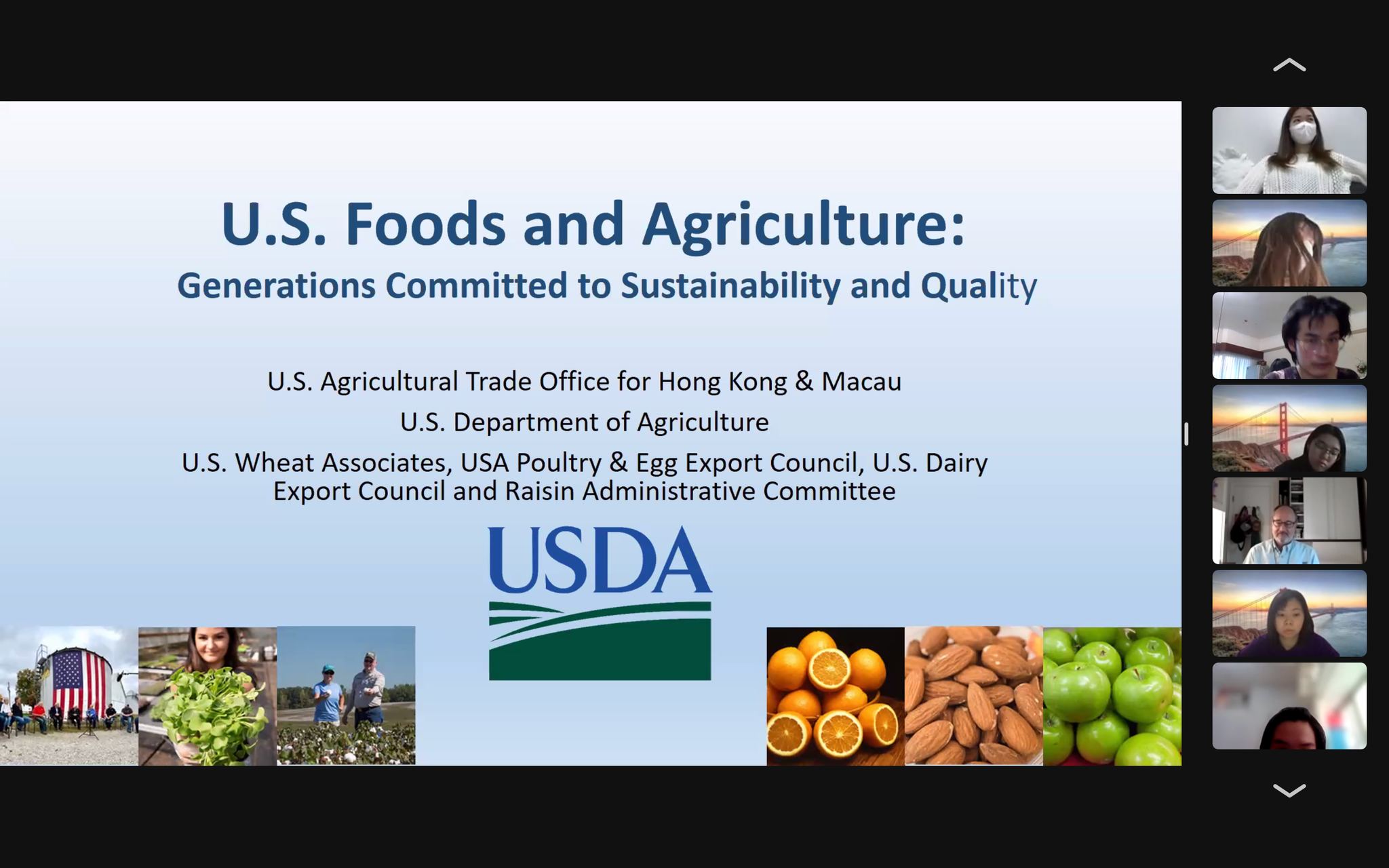 U.S. Foods and Agriculture: Generations Committed to Sustainability and ...