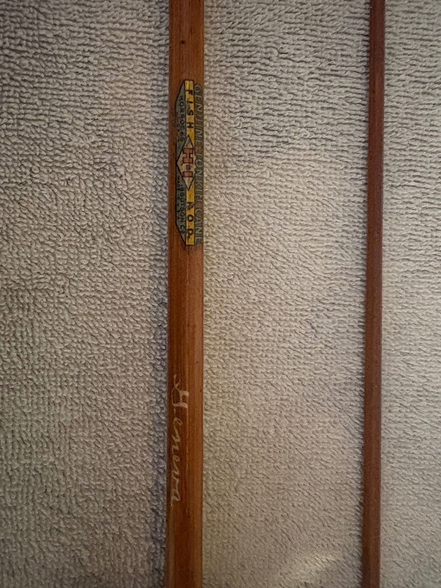 Any information on the Asbjorn Horgard cane fly rod model 94856?