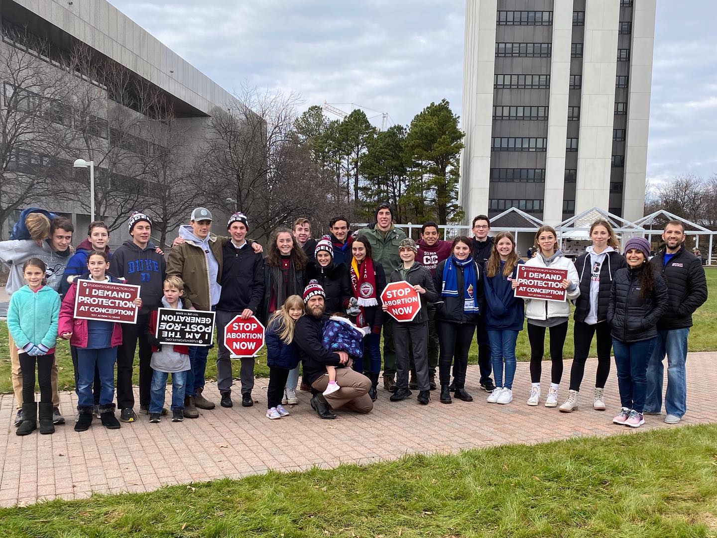 Pictures of our STMA Pro-Life... - St. Thomas More Academy