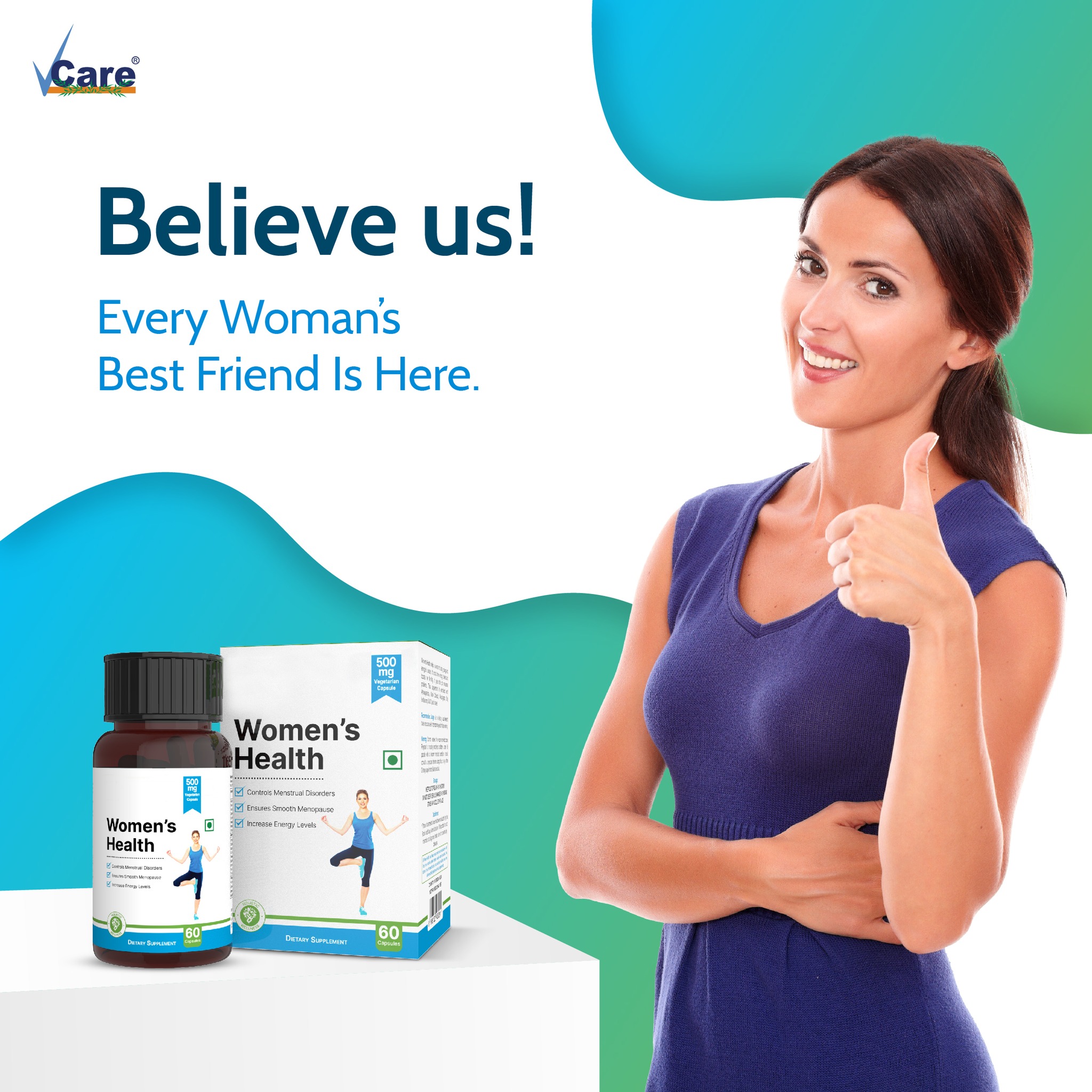 How Women's health can help your overall body wellness? • Treats menstrual disorders by regulating period cycles • Helps in the betterment of overall hair and body health by boosting energy levels