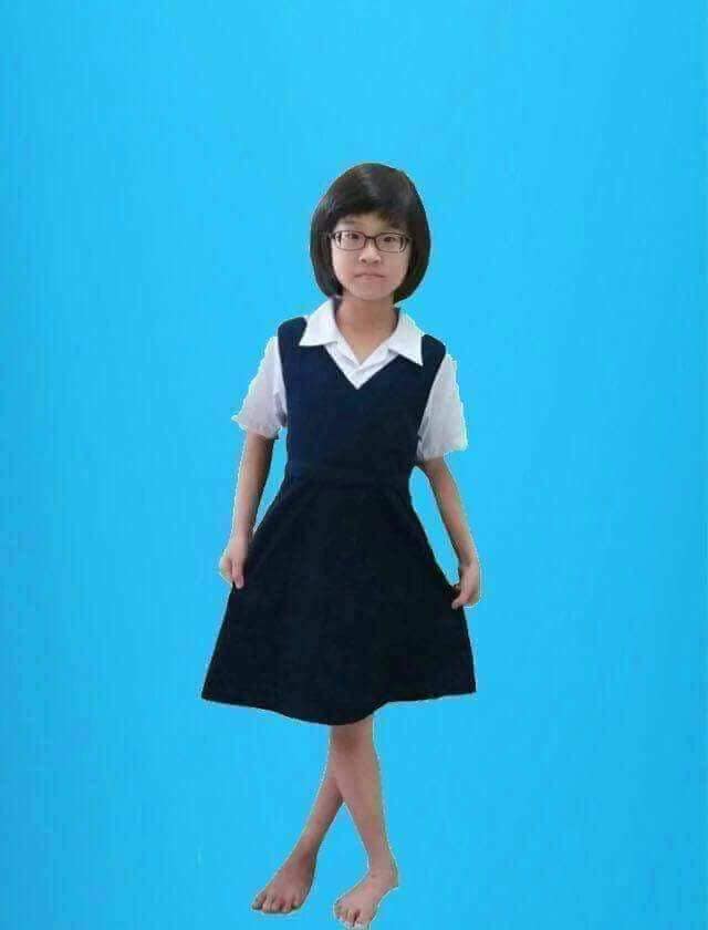Mon Kids House 超级热销小学一件式连身校裙 6个size适合小学1 6年级 校服made In Malaysia 校服布料 Koshibo 蓝裙 Cotton 白衣 拉链和口袋左右各一边 保证不脱色不变形免烫 尺寸是cm