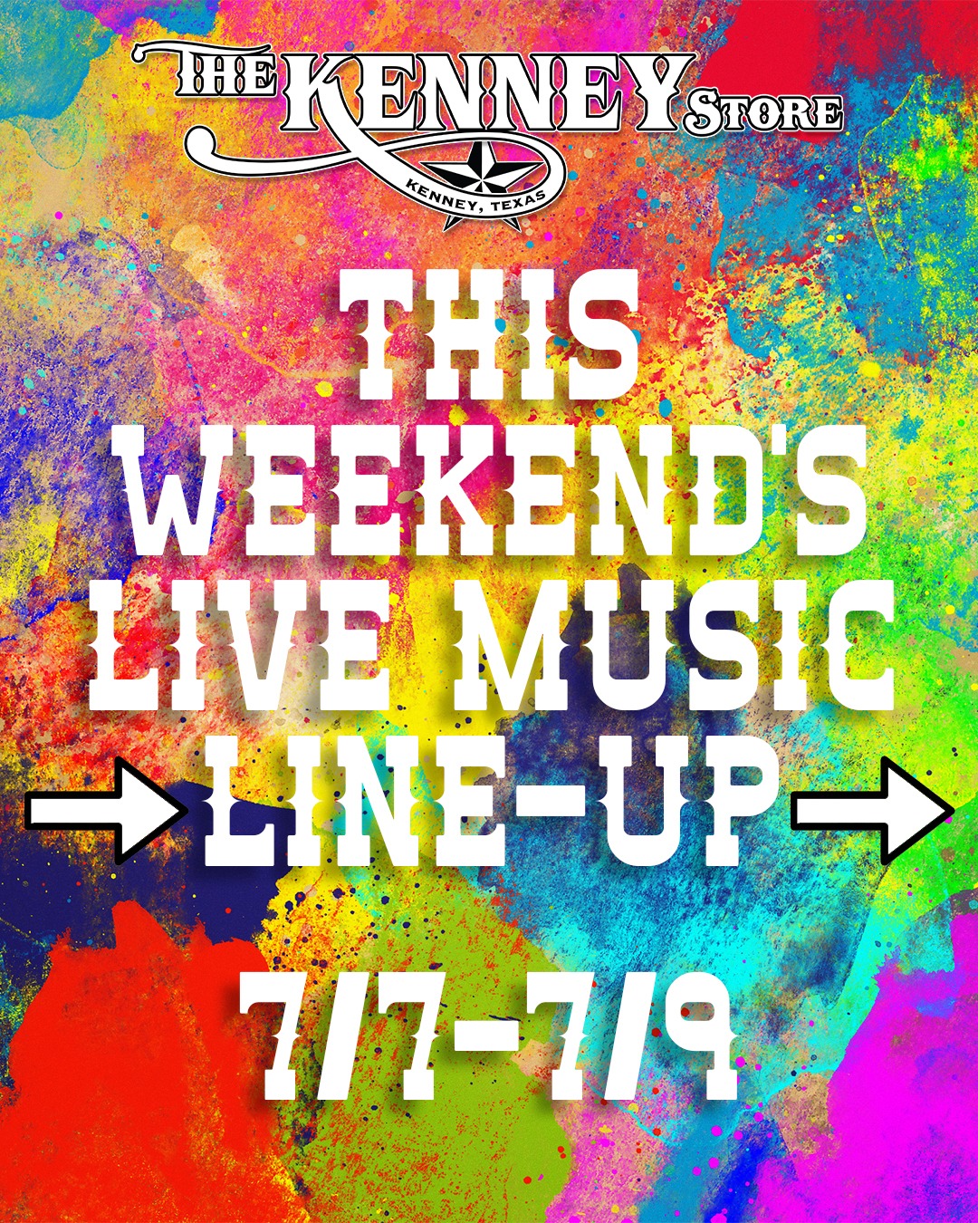 🔥THIS WEEKEND'S MUSIC LINE-UP!🔥... - The Kenney Store
