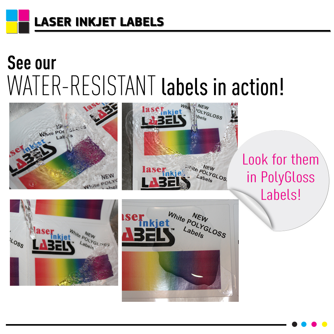 Water-Proof Labels in Action! The... - Laser Inkjet Labels | Facebook