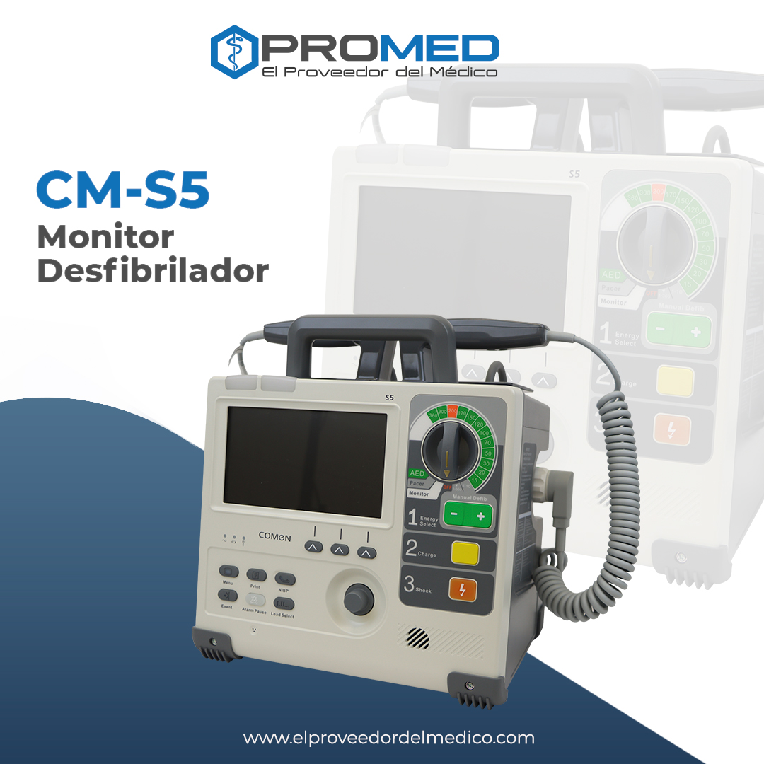 Promed - 💥Monitor Desfibrilador CM-S5💥 3 configuraciones...