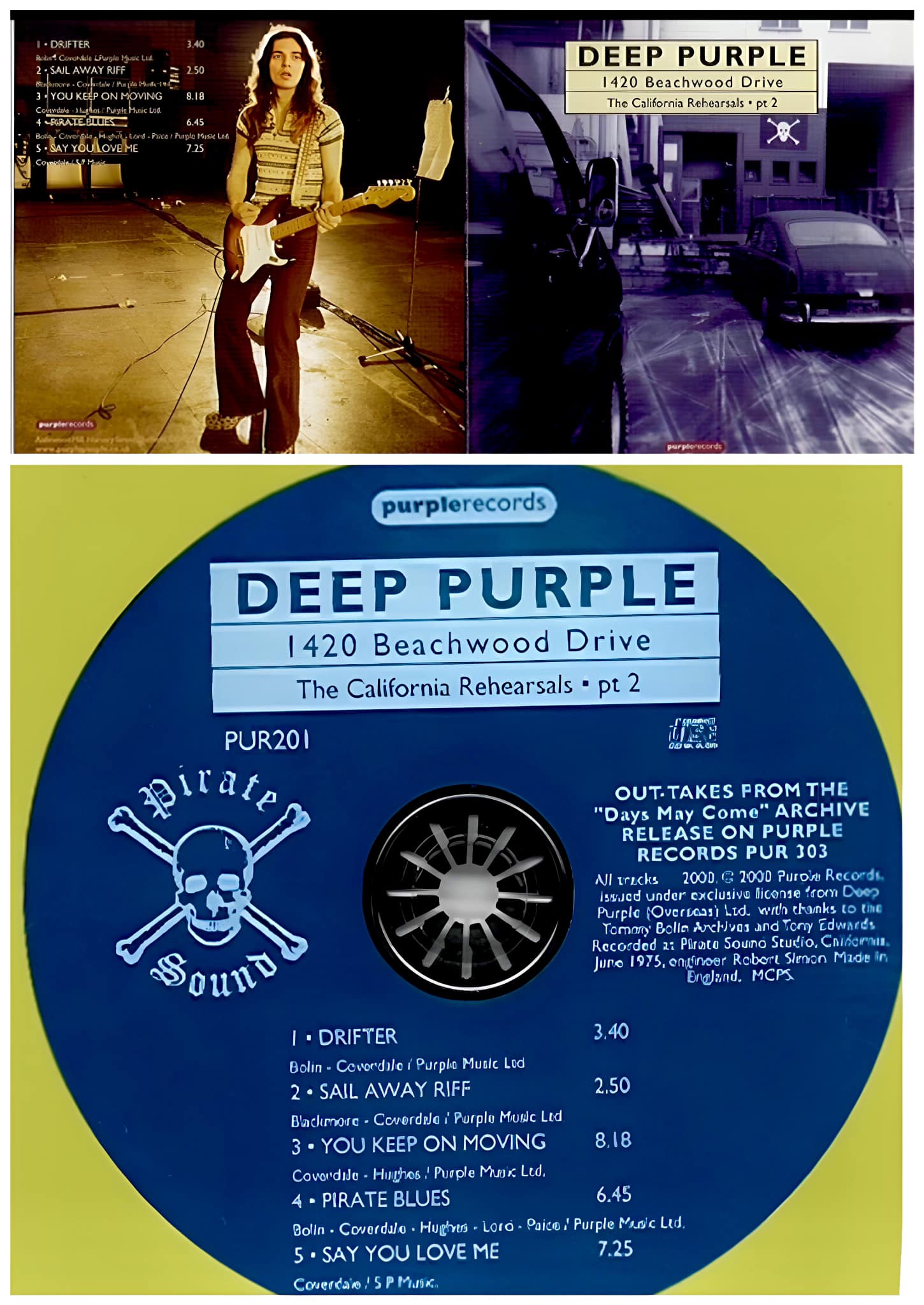 Tommy - Deep Purple 1420 Beachwood Drive - outtakes from the Days 