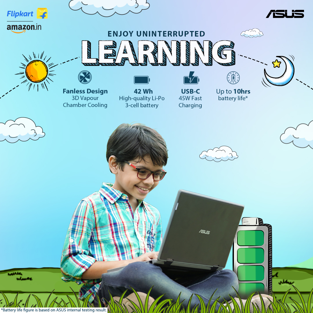 ASUS - Enjoy uninterrupted learning! With the ASUS BR1100...