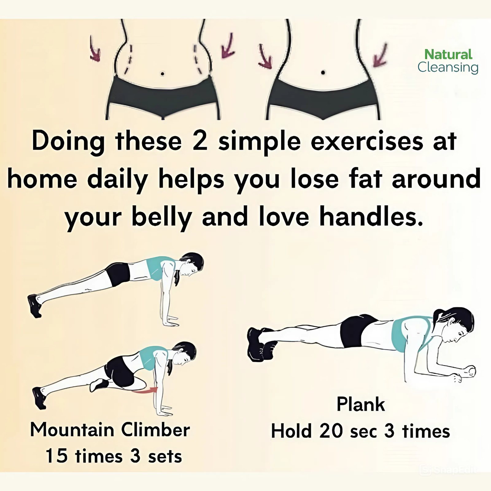 Natural Cleansing - 🔥 Lose Belly Fat & Love Handles with Just 2 Simple ...