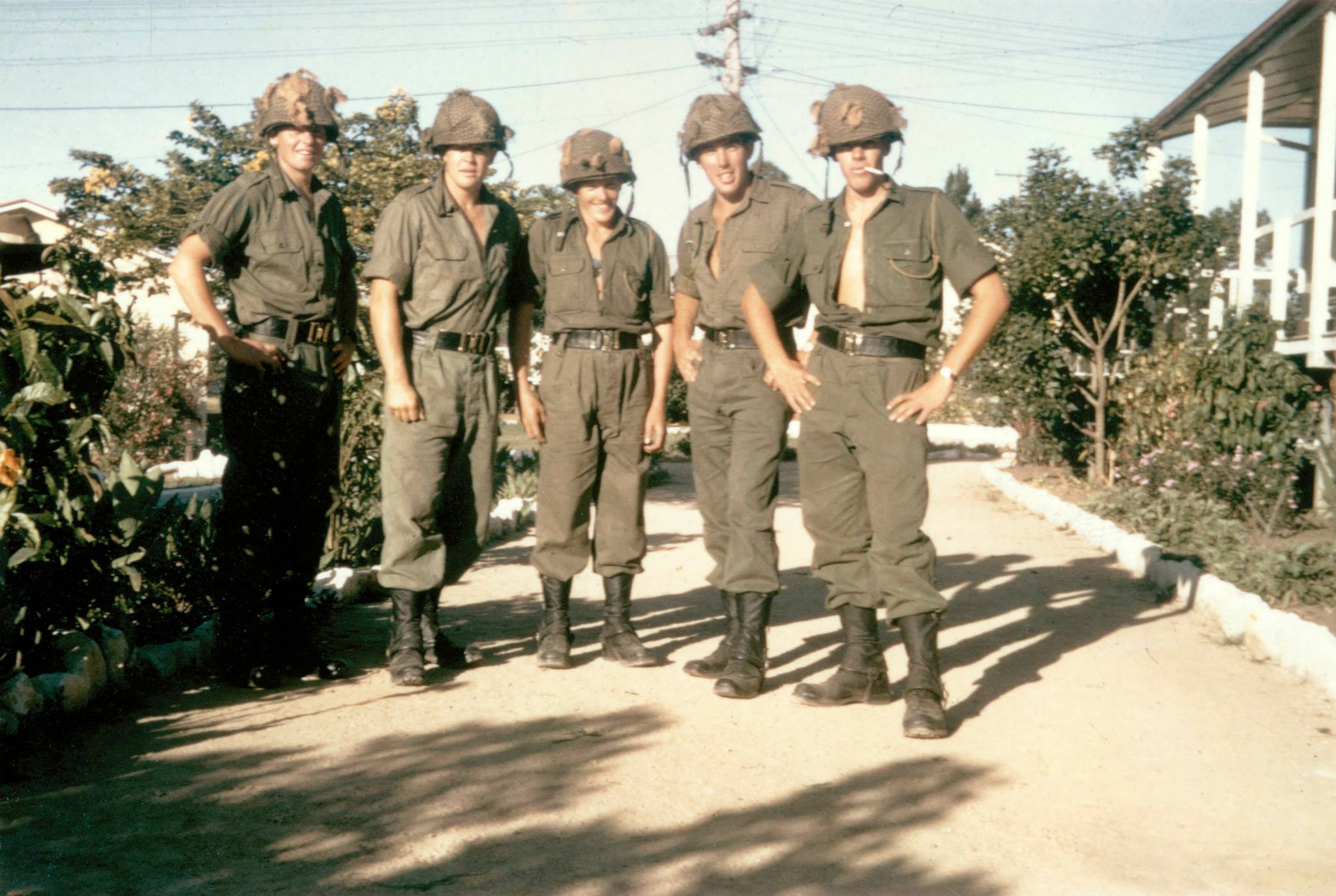 British - 6 RAR, Enoggera, Queensland, 1966: Members of 8 platoon, C ...