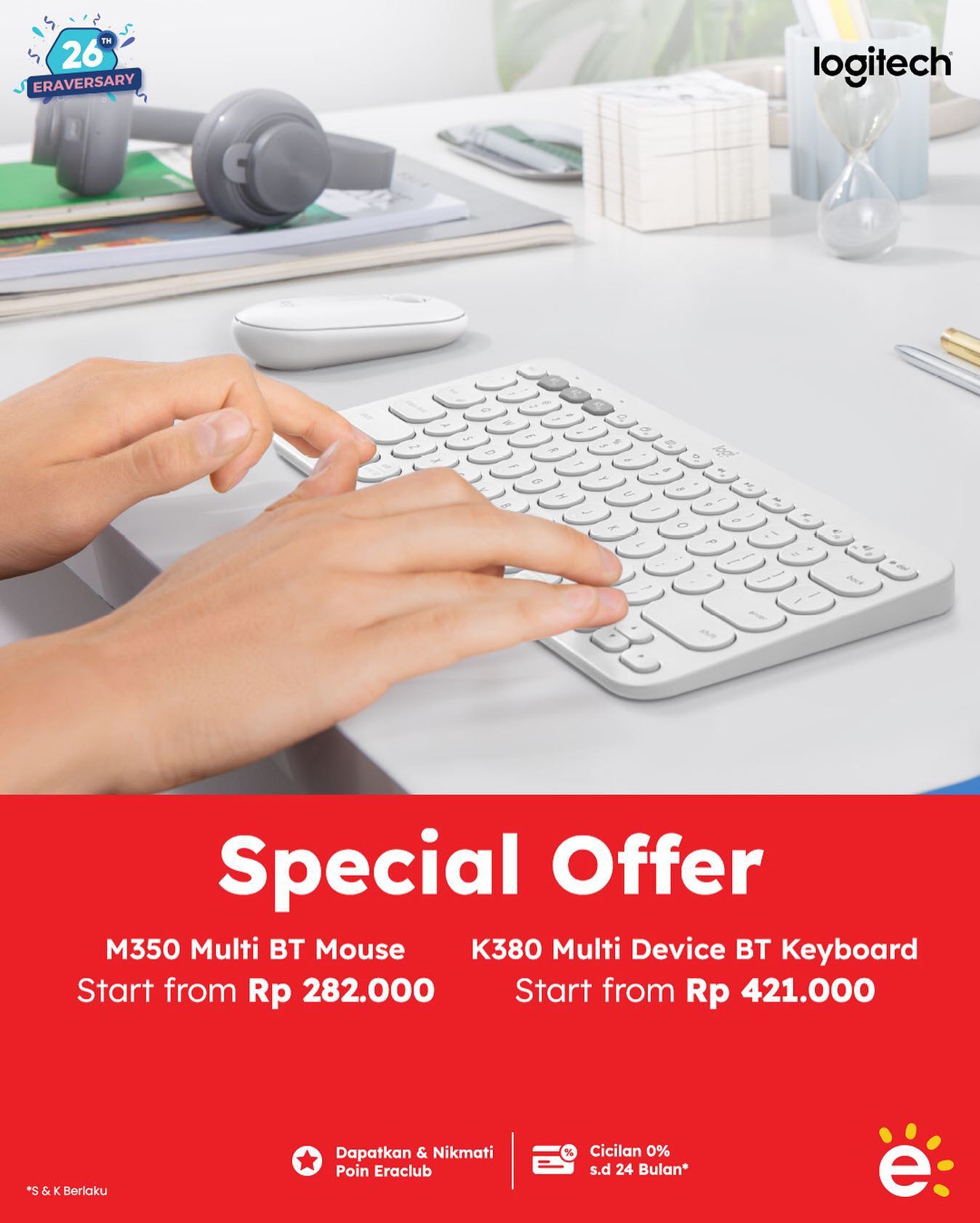 Erafone - Produktif jadi makin nyaman dengan kombinasi wireless ...