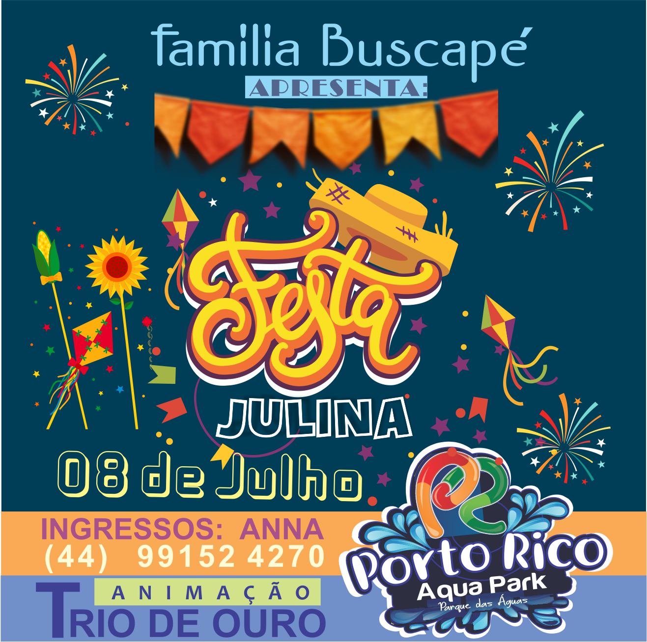Família Buscape convida os amigos e... - Porto Rico Aqua Park