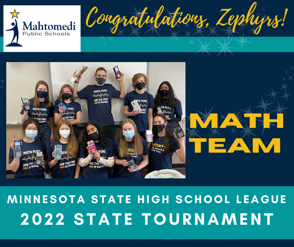 Mahtomedi - Congratulations, Mahtomedi Math Team! ⭐️ Congratulations to ...