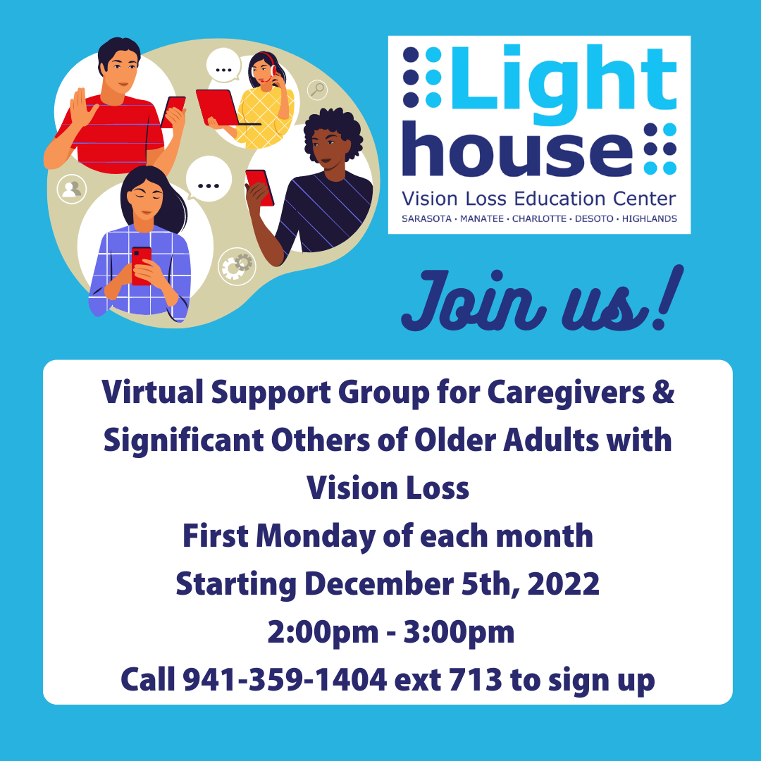 Our new support group for... - Lighthouse Vision Loss Center | Facebook