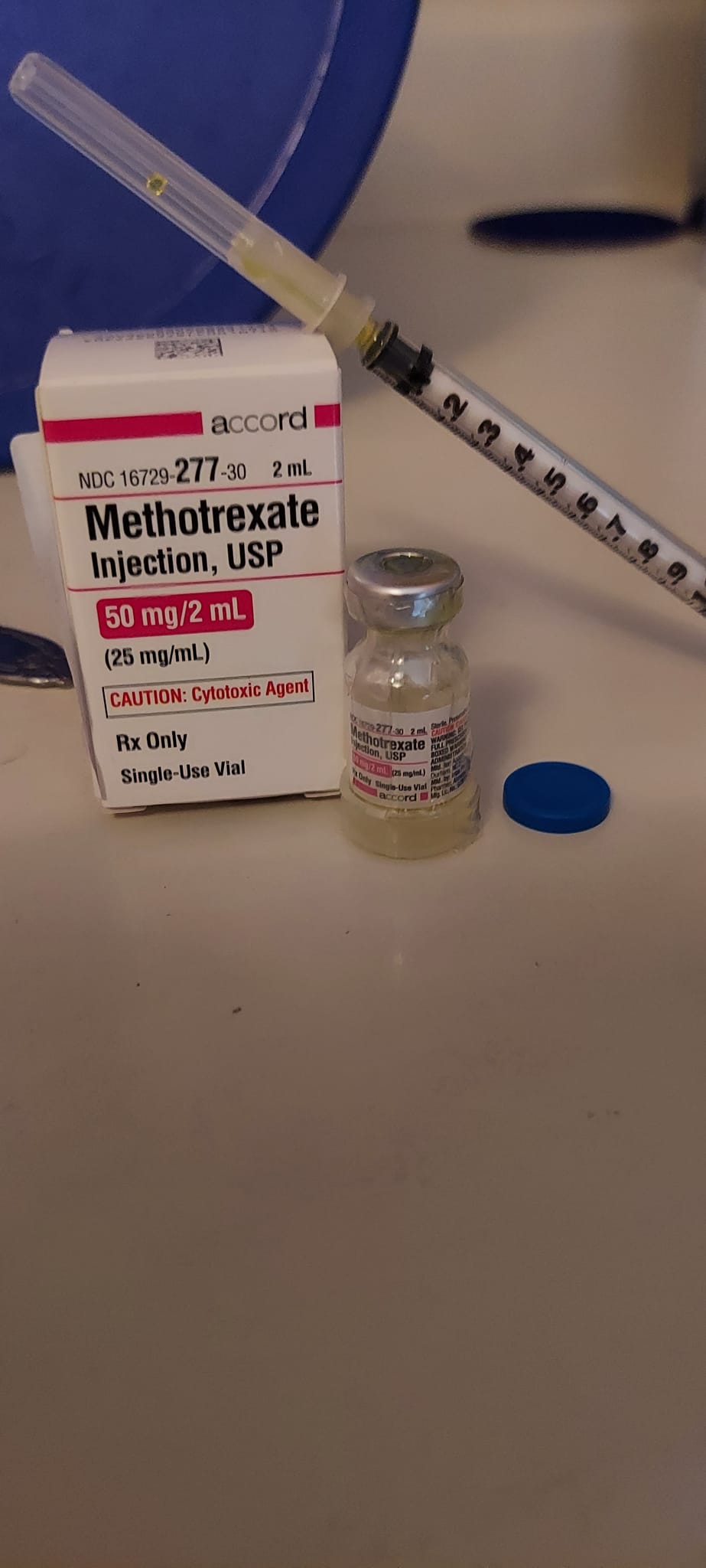 How to minimize reaction when self-injecting methotrexate?