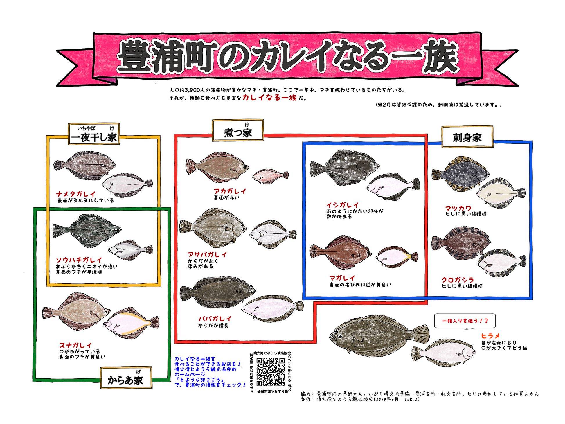 カレイの食べ方をまとめました】 体験プログラムツアーに参加した方に 
