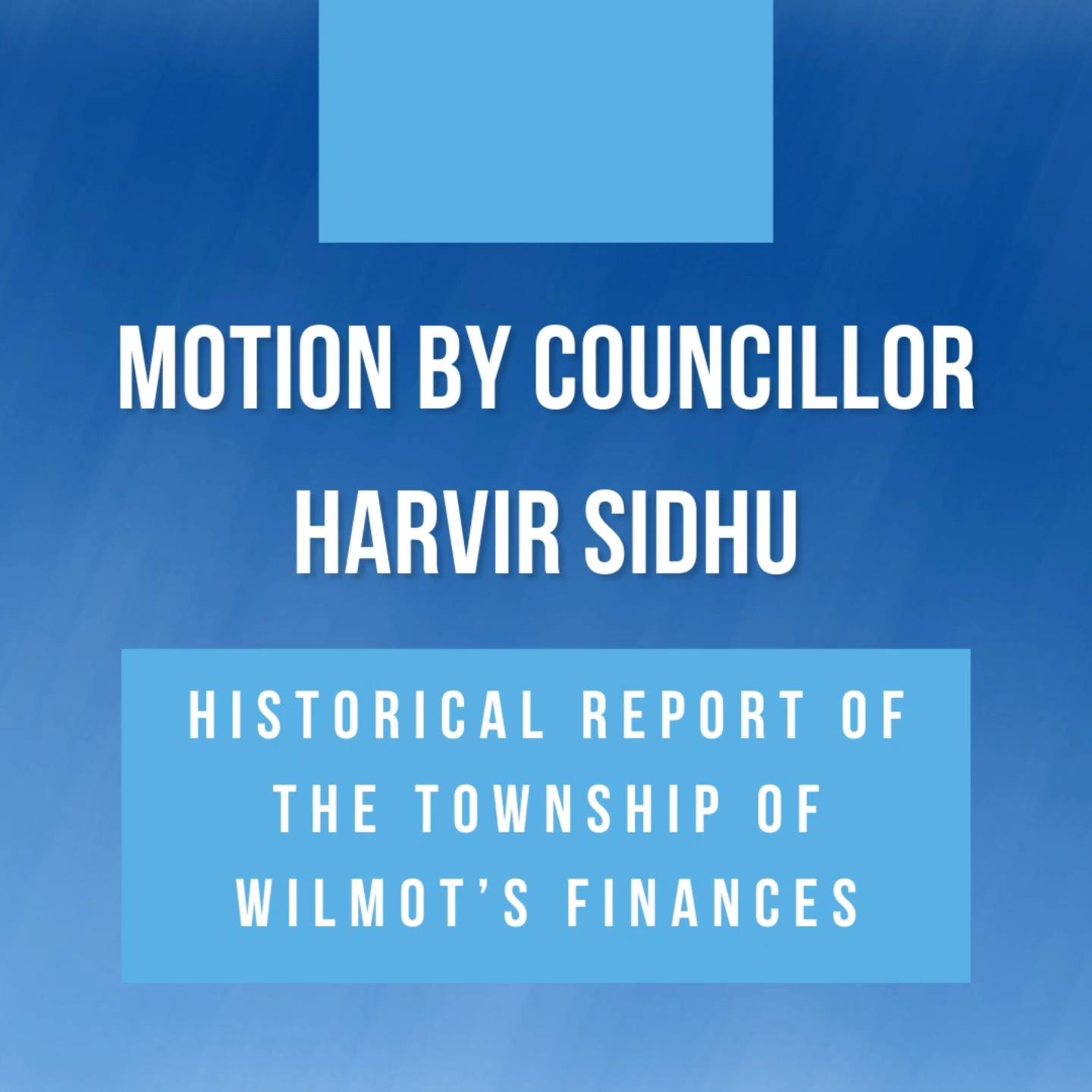 Harvir Sidhu Ward 3 Councillor