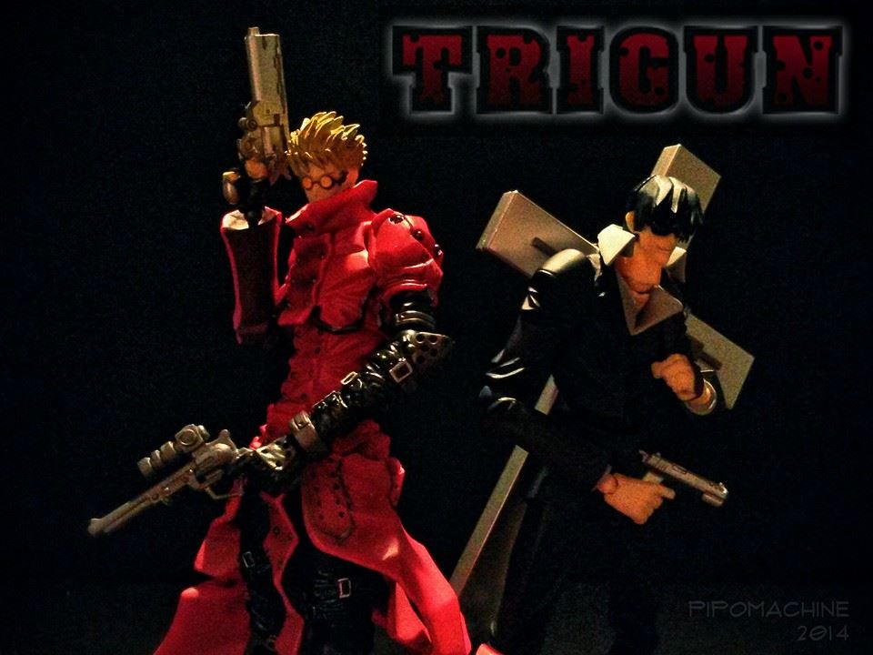Kaiyodo Revoltech TRIGUN 槍神 Vash the Stampede & Nicolas D