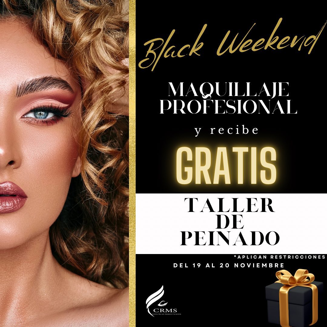 🌟 BLACK WEEKEND 🌟 Reserva tu... - Costa Rican Makeup School | Facebook