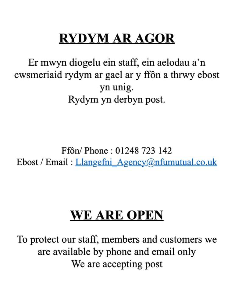 Swyddfa NFU Llangefni Office Home Facebook