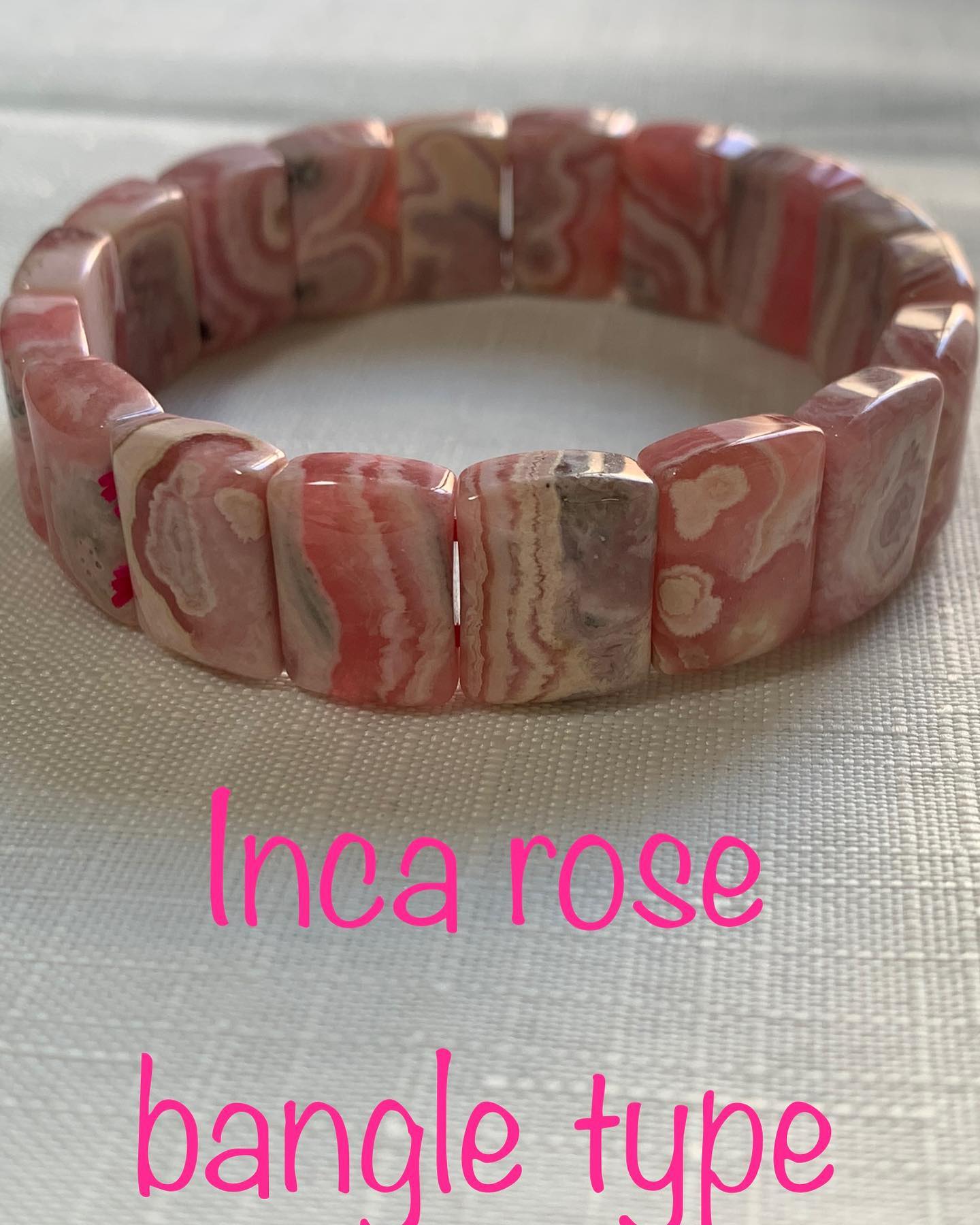 恋も仕事も✨インカローズバングル型ブレスレット 東風凛音 | Chuo-ku