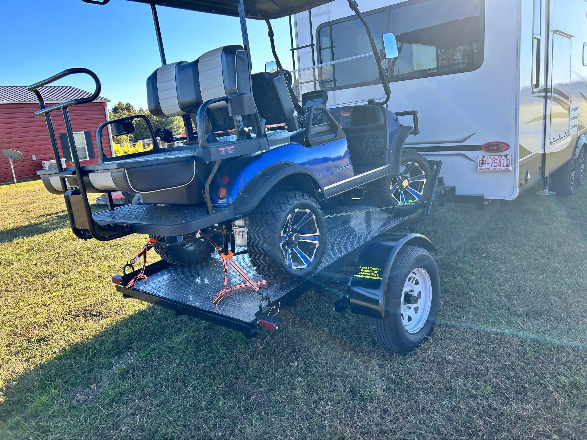 Golf cart trailer for behind RV OR AS A TRAILER - Golf Carts - Broadway ...