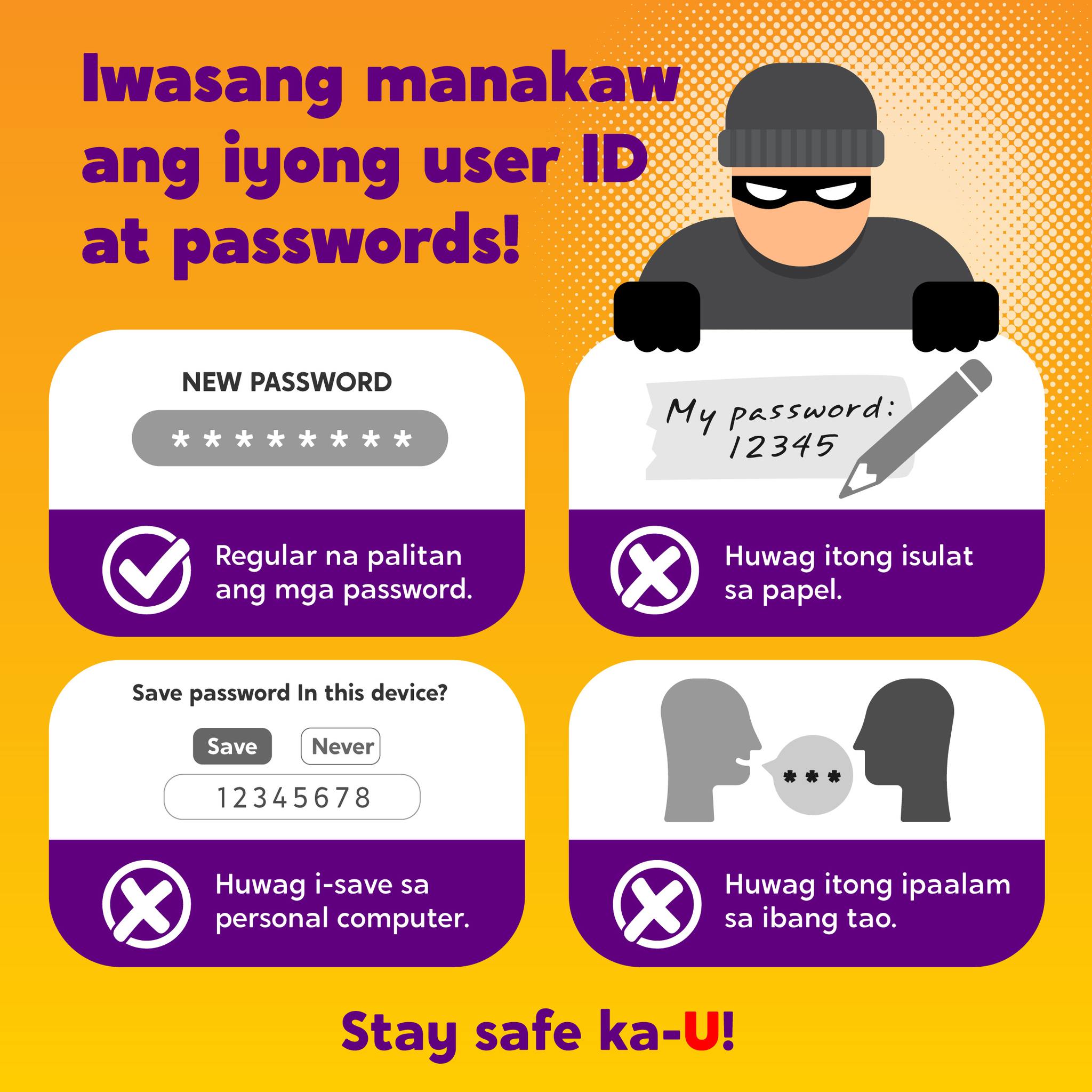 USSC - 📢 Ano ang mga pwedeng mangyari kapag nanakaw ang iyong user ID ...