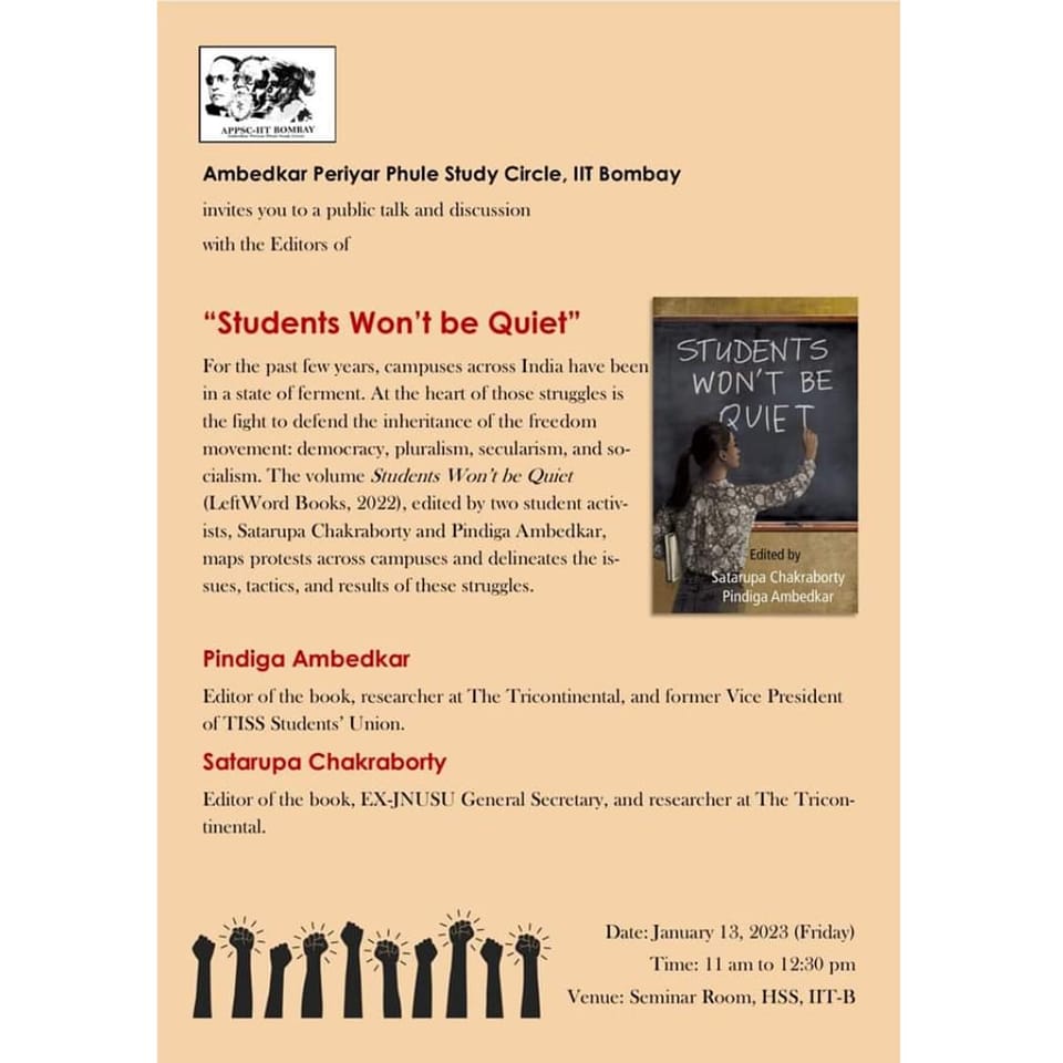 LeftWord Books - 📚 'STUDENTS WON'T BE...