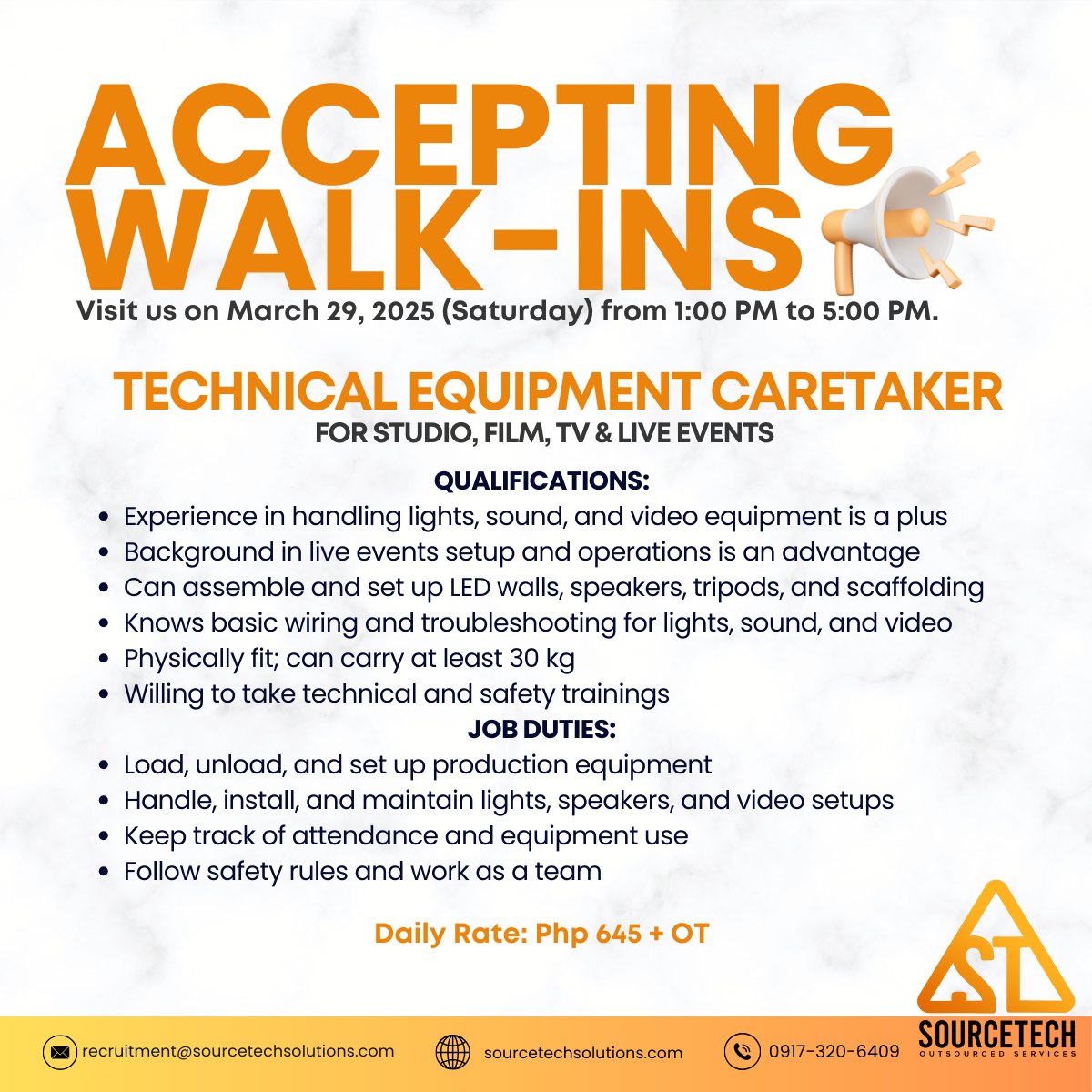 WE'RE URGENTLY HIRING!... - Sourcetech Solutions Inc. | Facebook
