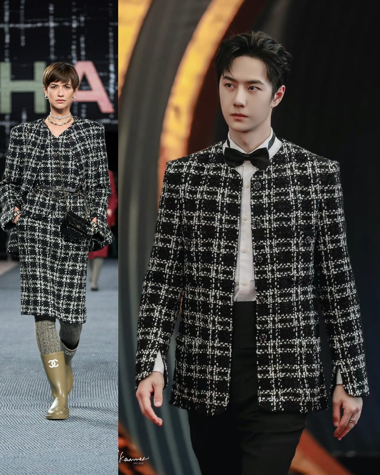 Wang Yibo wore a Chanel 2022/23 autumn/winter high-end ready-to 