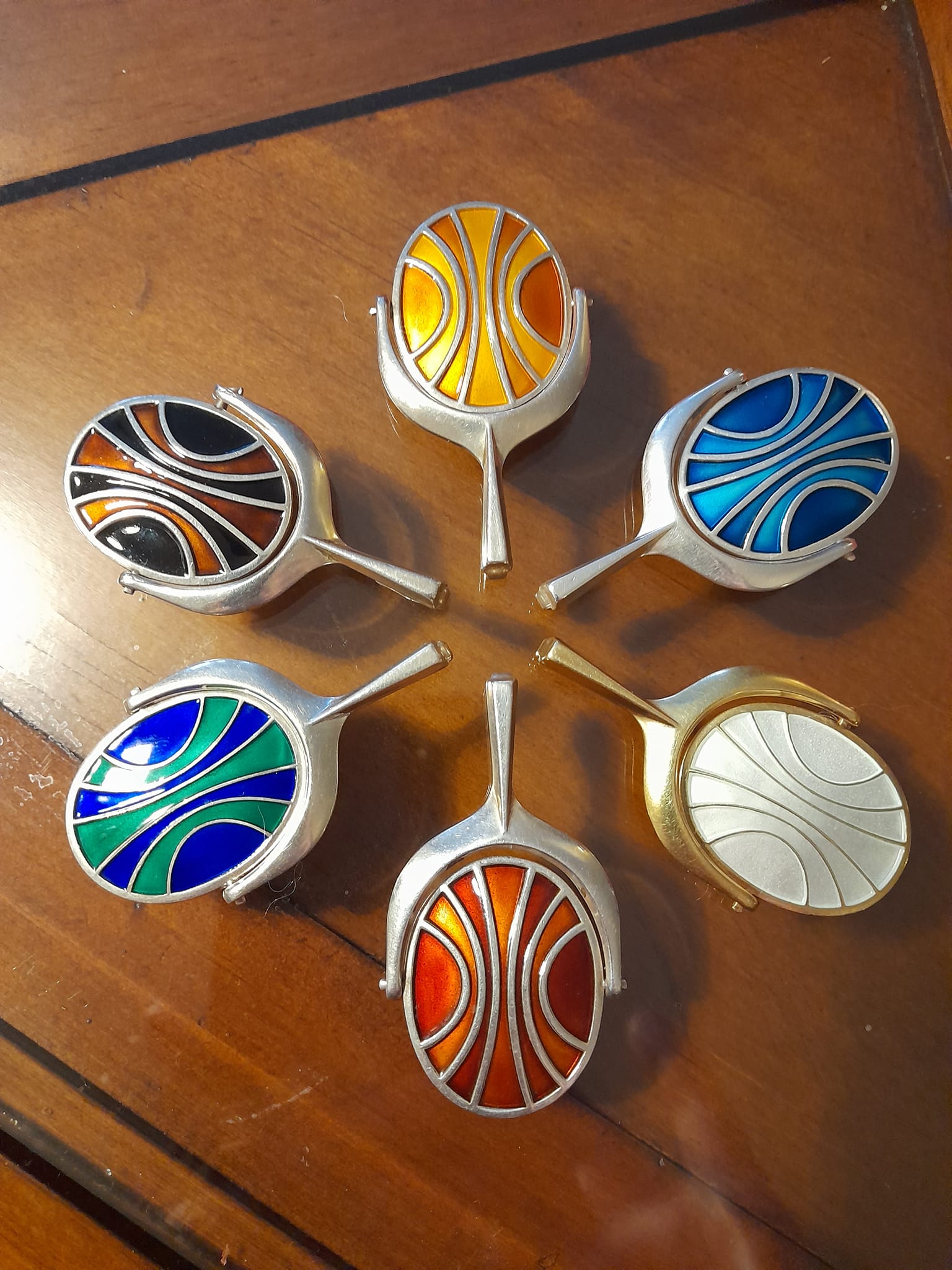 David-Andersen's Seasons Norwegian enamel jewelry collection