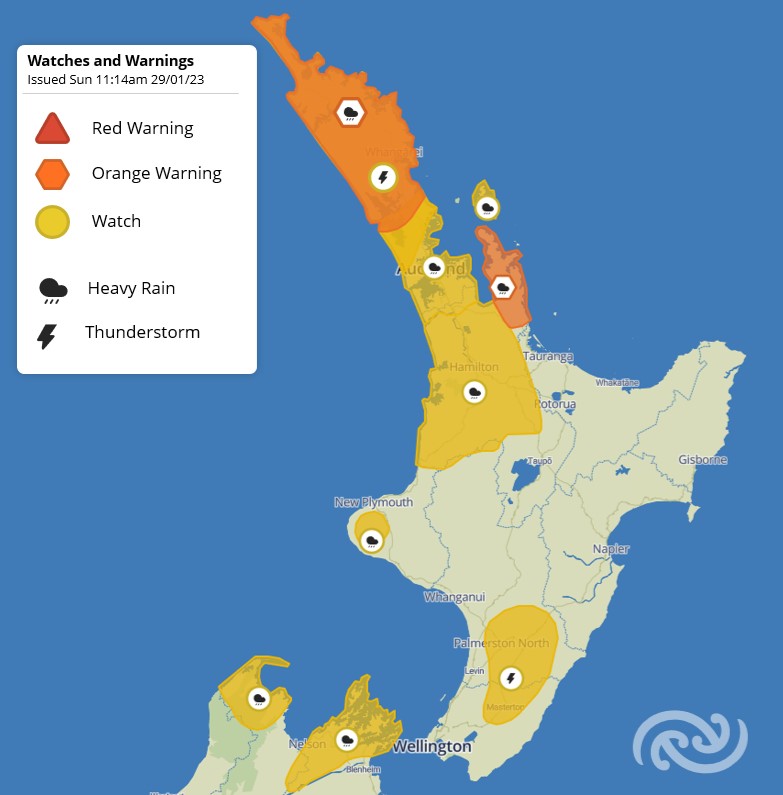 🟠 Severe Weather Update 🟡 🌧... - MetService New Zealand | Facebook