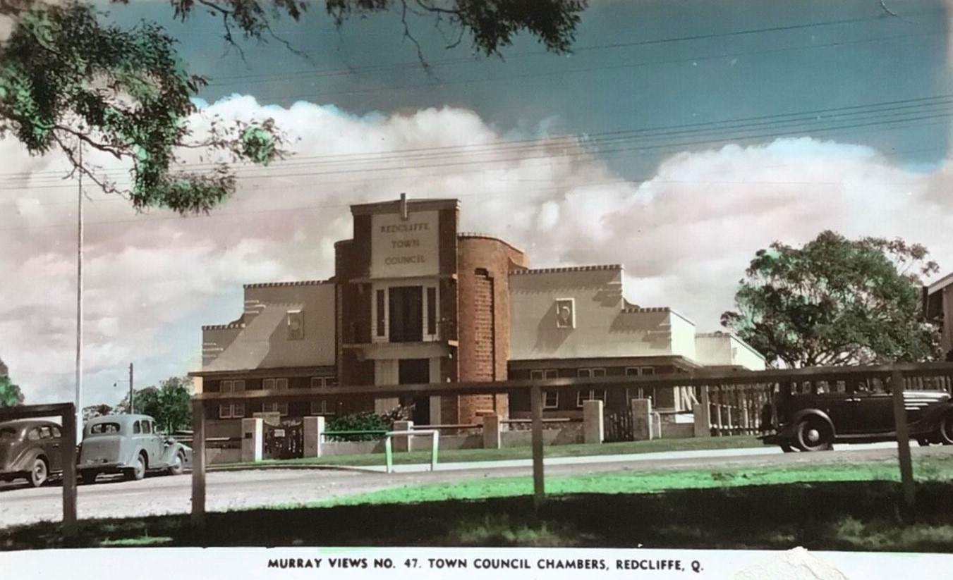 Vintage - This building, the Town Council Chambers at Redcliffe, was ...