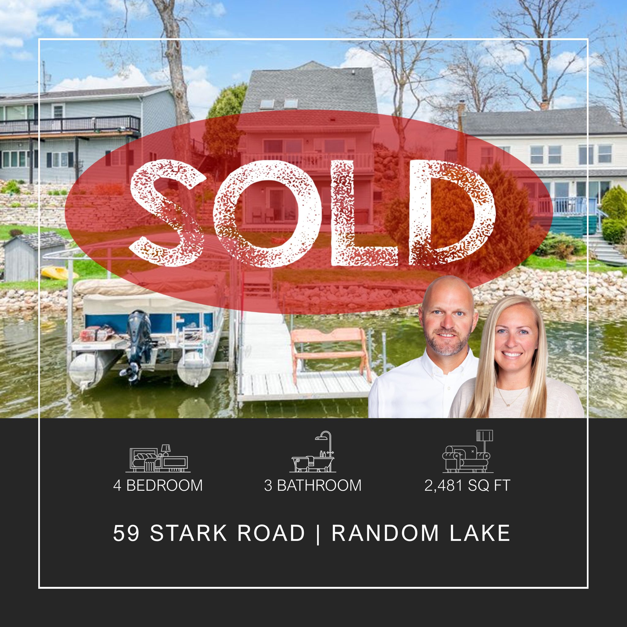 SOLD! This beautiful home on Random Lake is officially sold ...