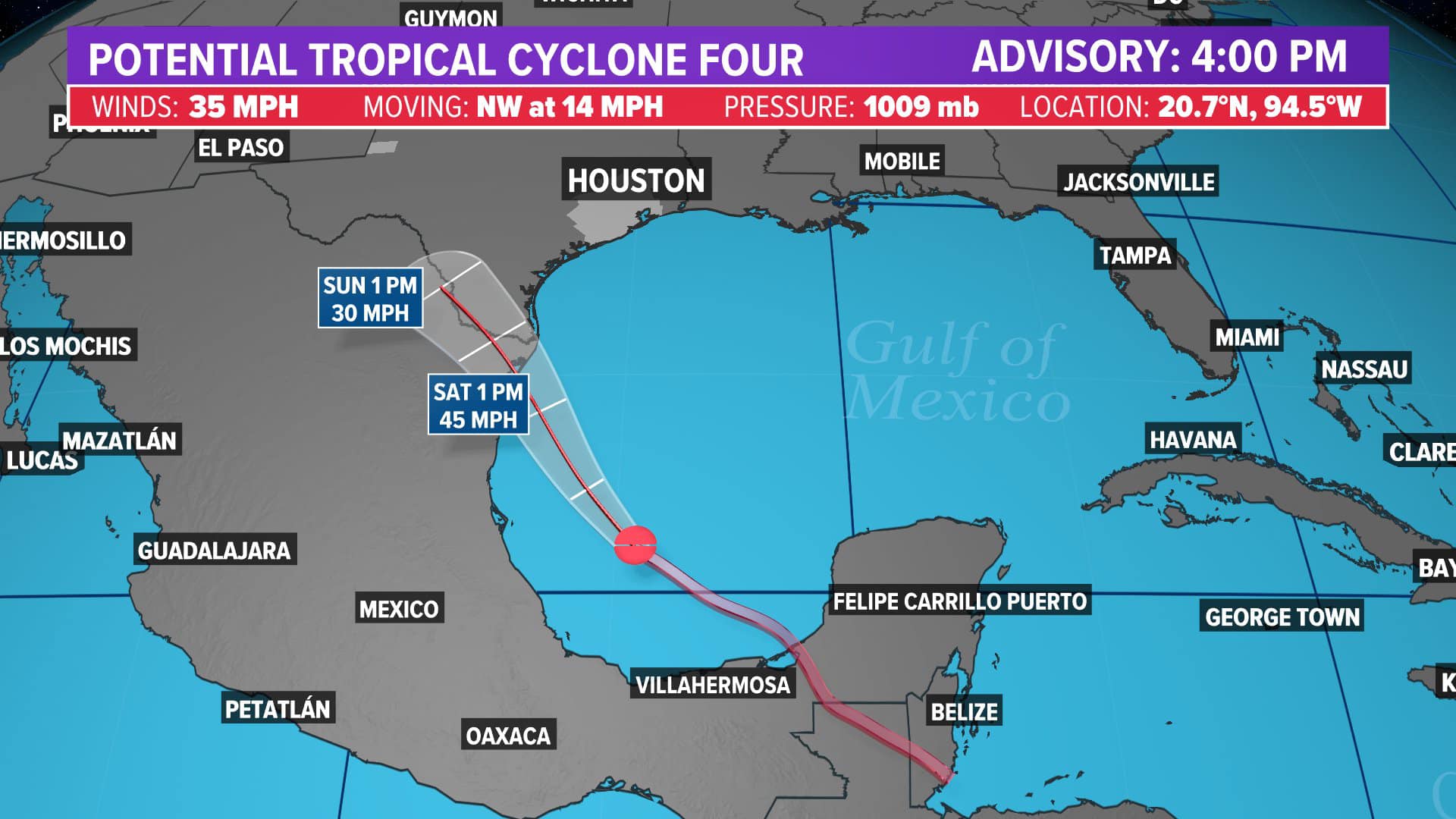 KTIM - FM 89.1 - Disturbance Heading Toward the Tamaulipas...